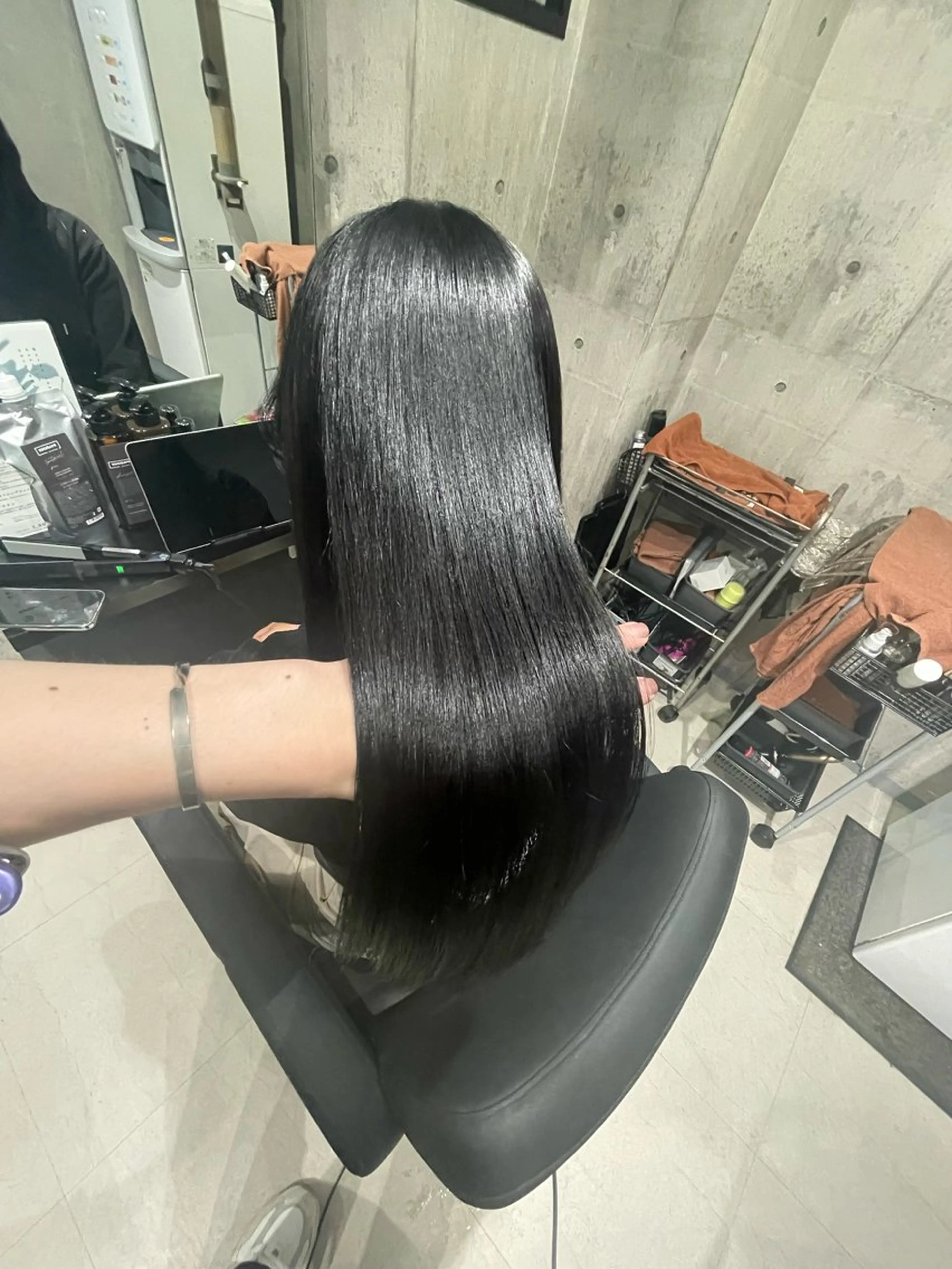 ロング カラー 黒髪 ナチュラルブラック 髪質改善/艶カラー Hiroakiのヘアスタイル