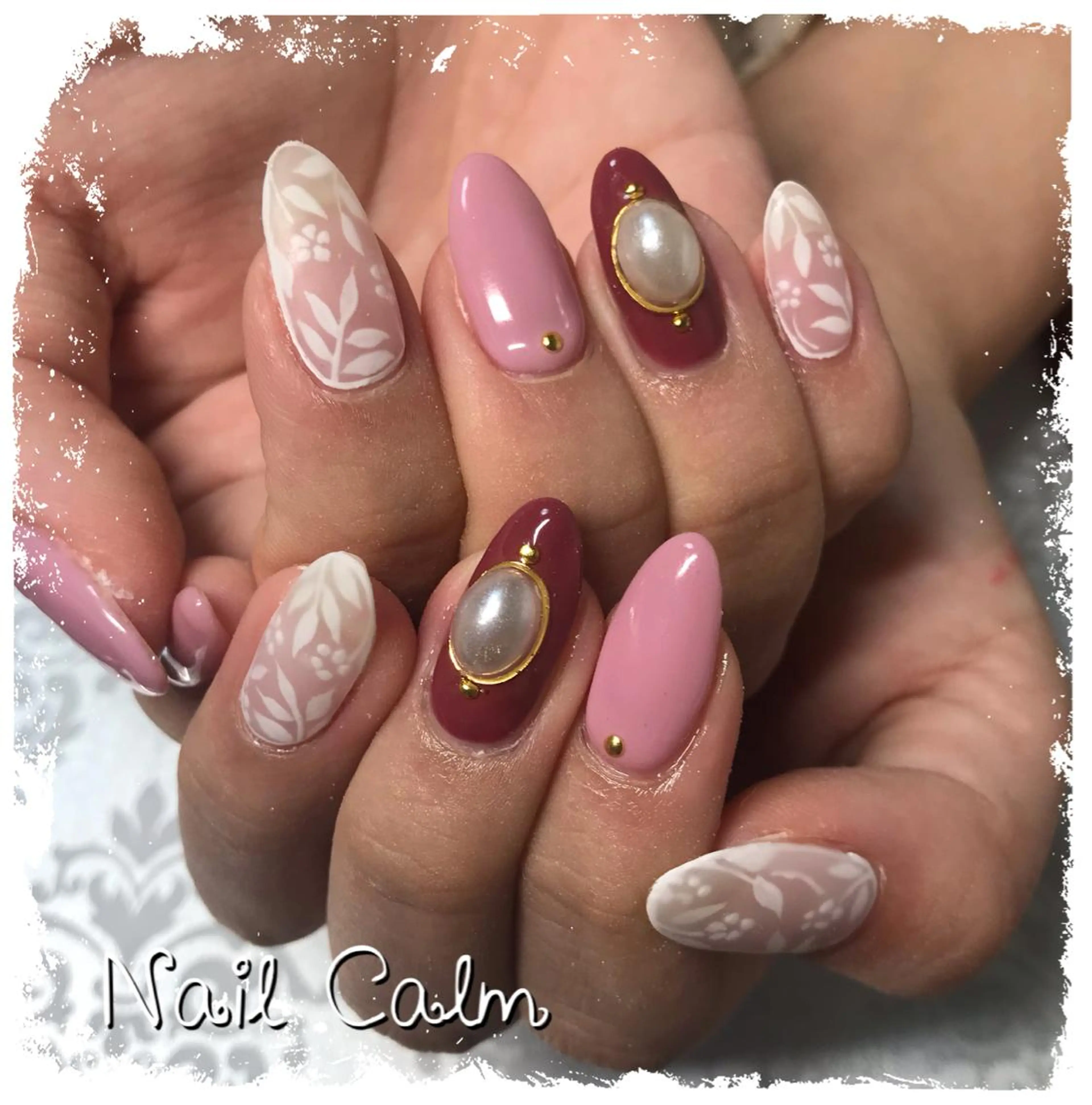 ネイル アートネイル ハンドネイル Nail Calm所属・プライベートサロン Calmのネイルデザイン