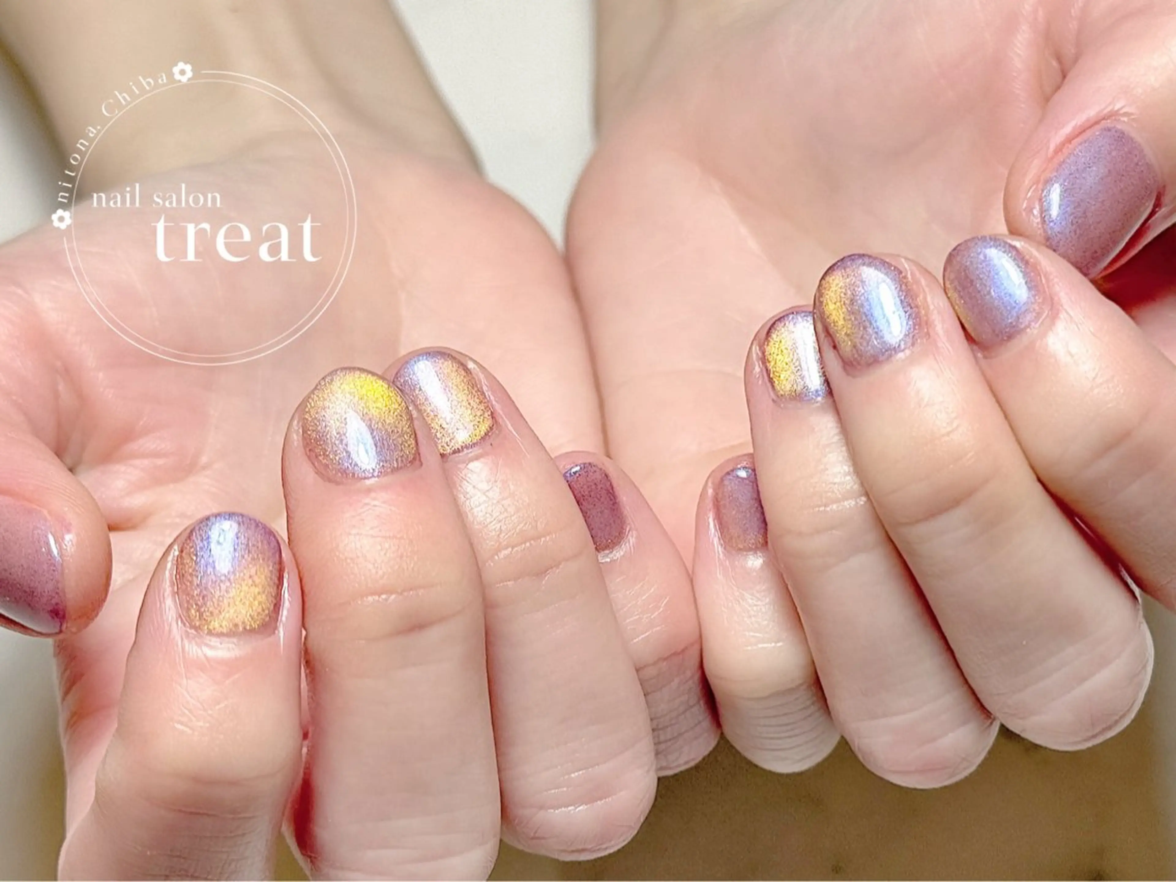 ネイル マグネットネイル nail salon treat あいのネイルデザイン