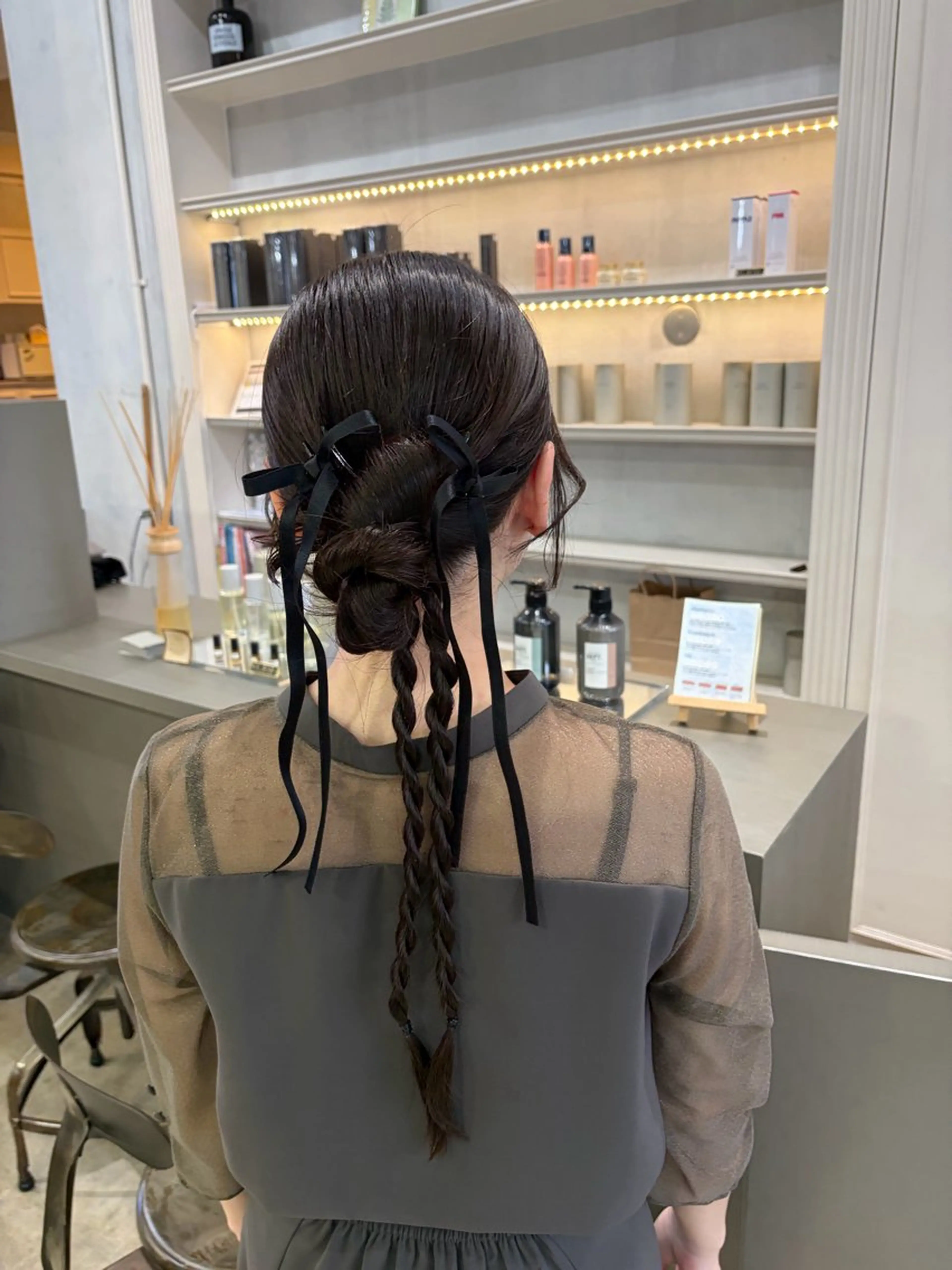 ロング ヘアアレンジ ヘアセット 髪質改善特化🥣🫧 天神美容室のヘアスタイル