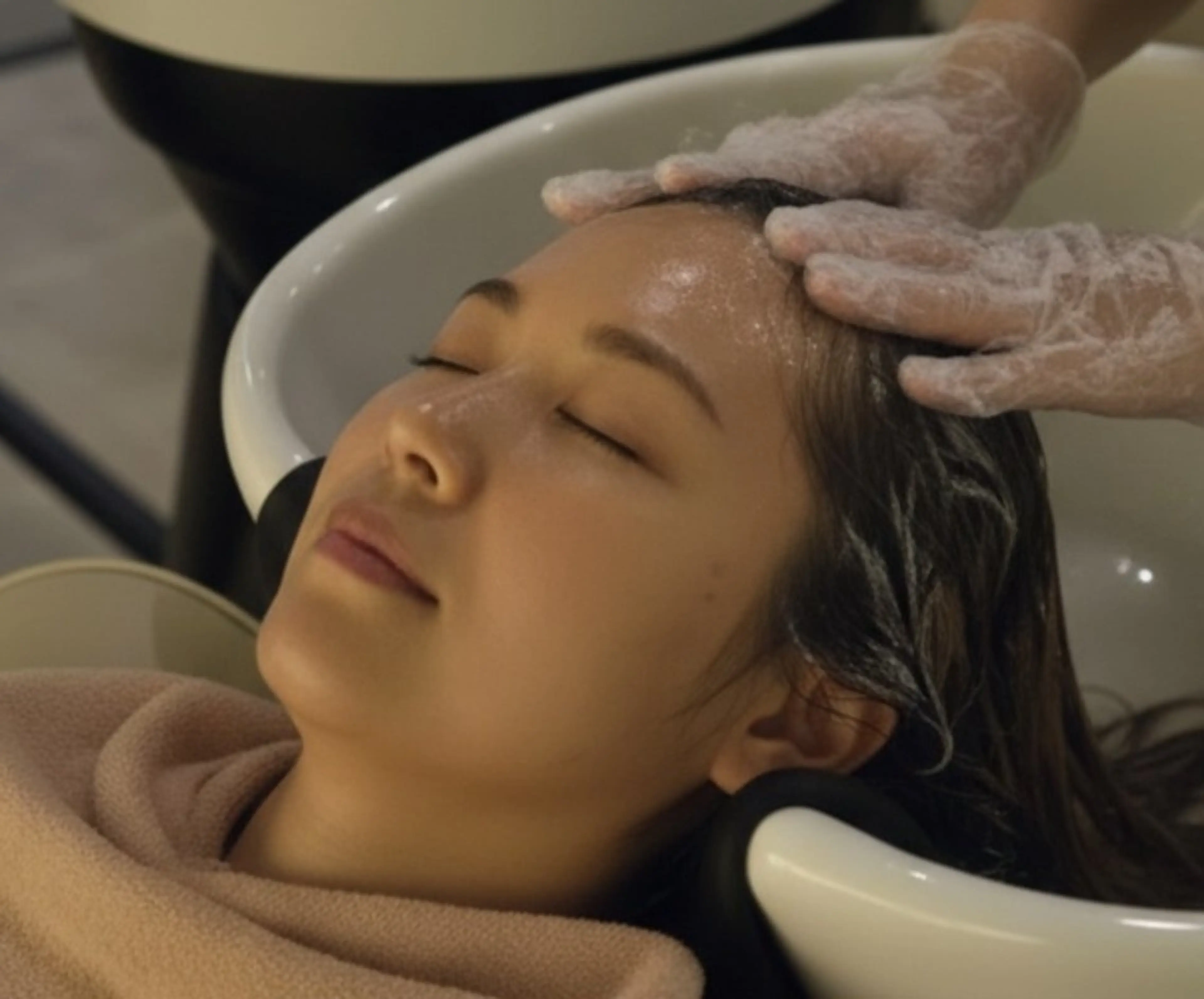 白髪染め+ヘッドスパの写真