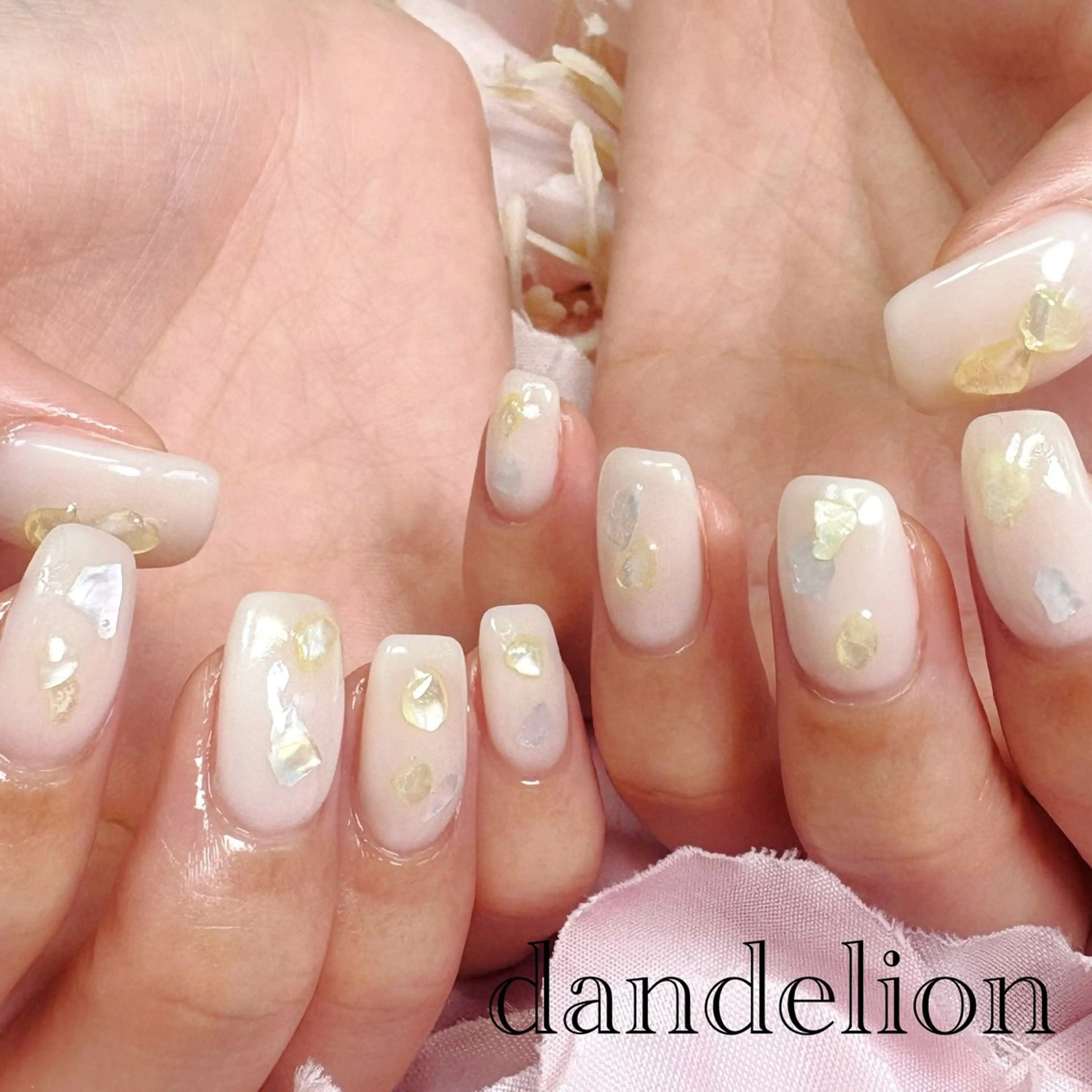 ネイル ハンドネイル ハンドケア dandelion ダンデライオンのネイルデザイン