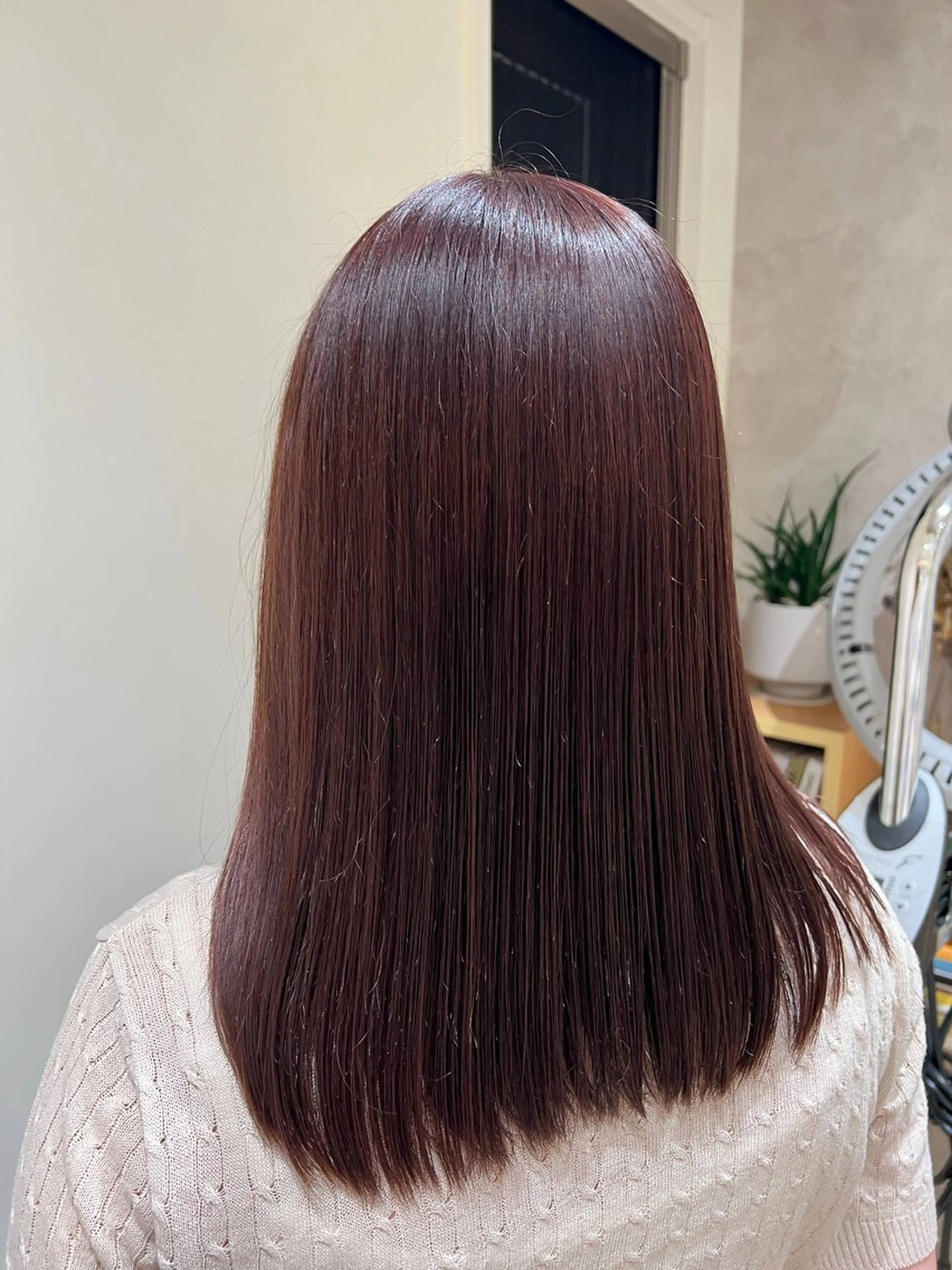 セミロング カラー 💜透明感カラー/ harukaのヘアスタイル