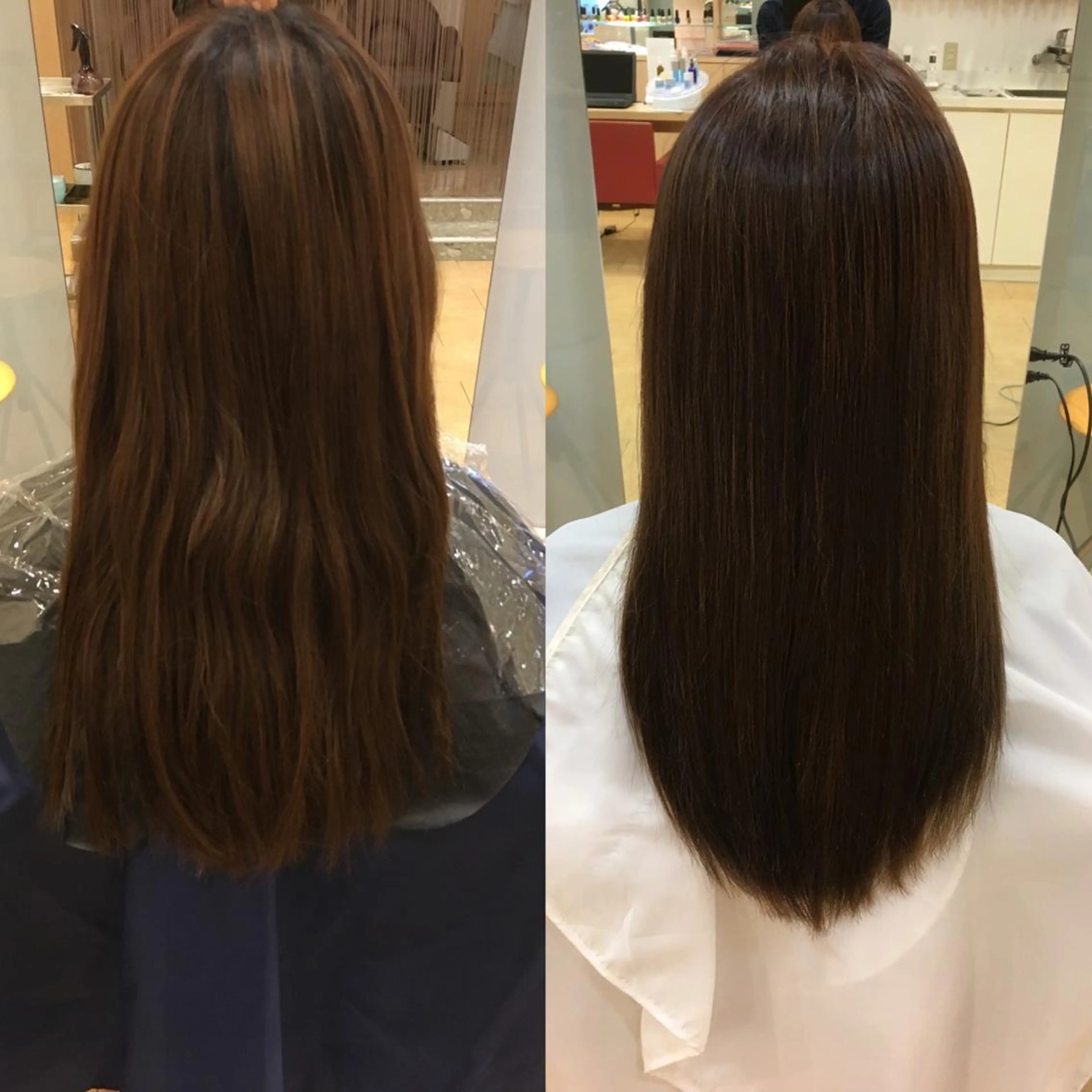 ロング カラー 大久保 優香のヘアスタイル