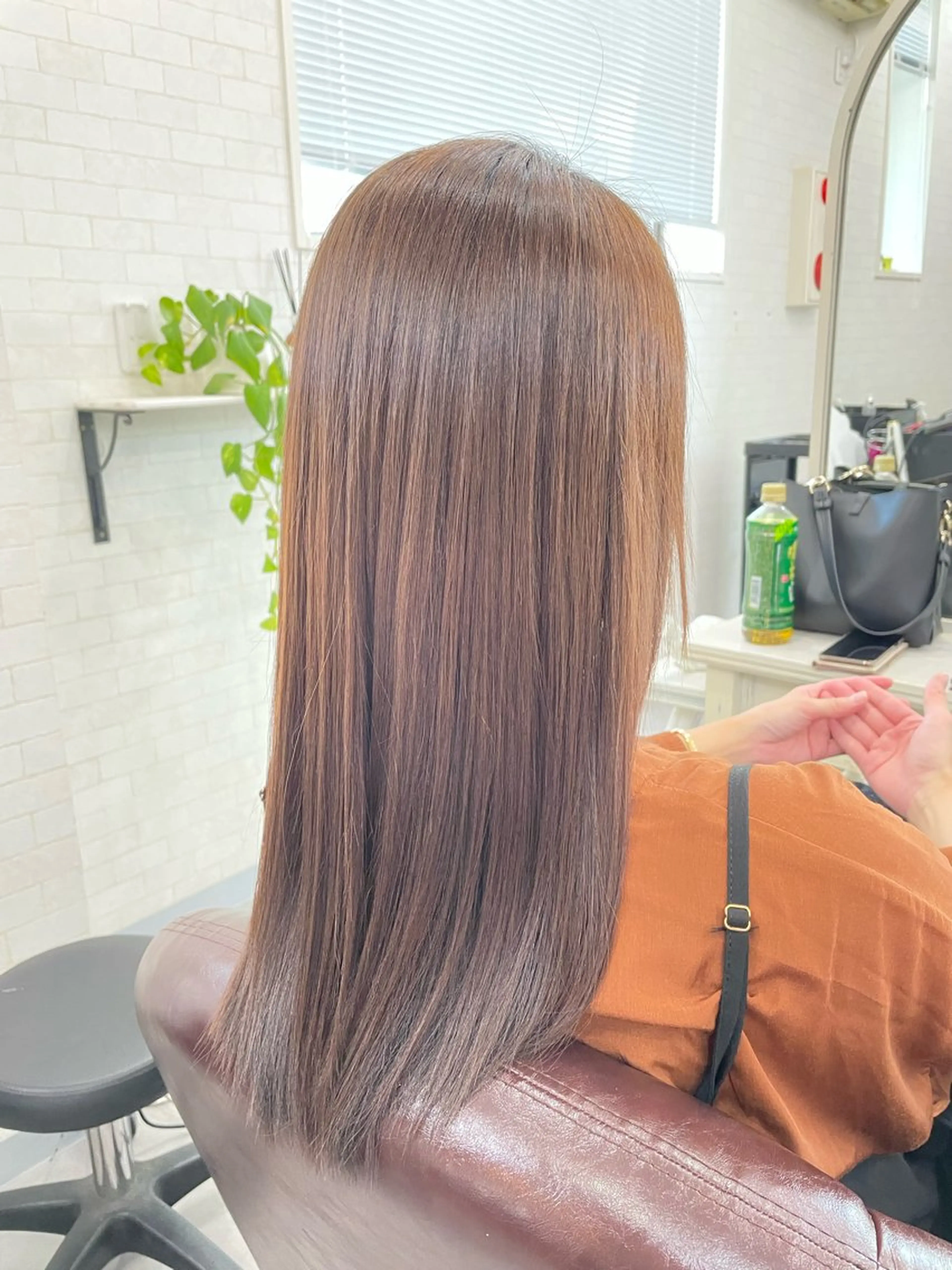 セミロング 縮毛矯正・髪質改善個室型salon Cannaつくばみどりの美容室【カンナ】所属・Canna honokaのヘアスタイル