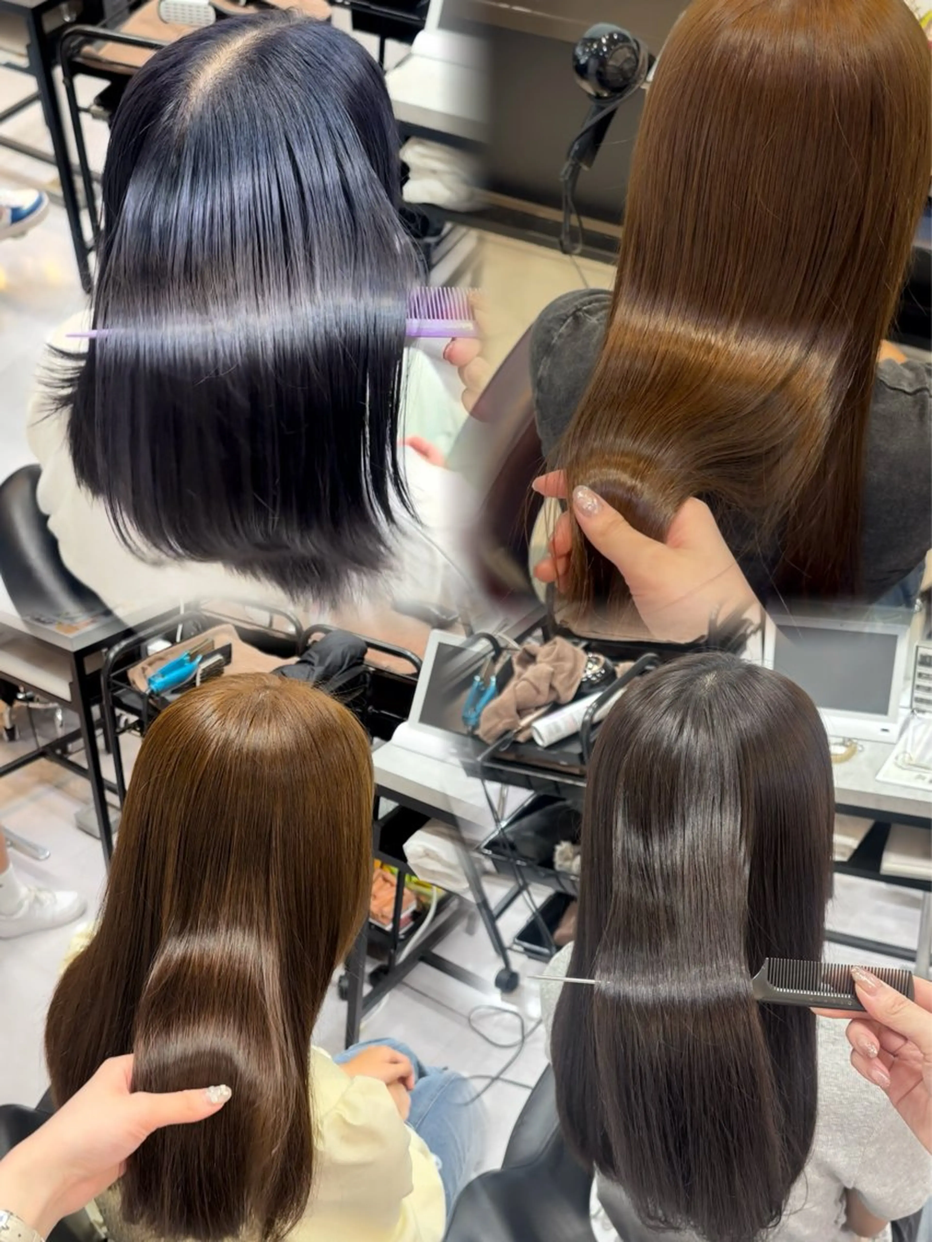 ロング カラー 髪質改善 ヘアカラー トリートメント ダブルカラー🎀 / 髪質改善🪞✨/伽音のヘアスタイル