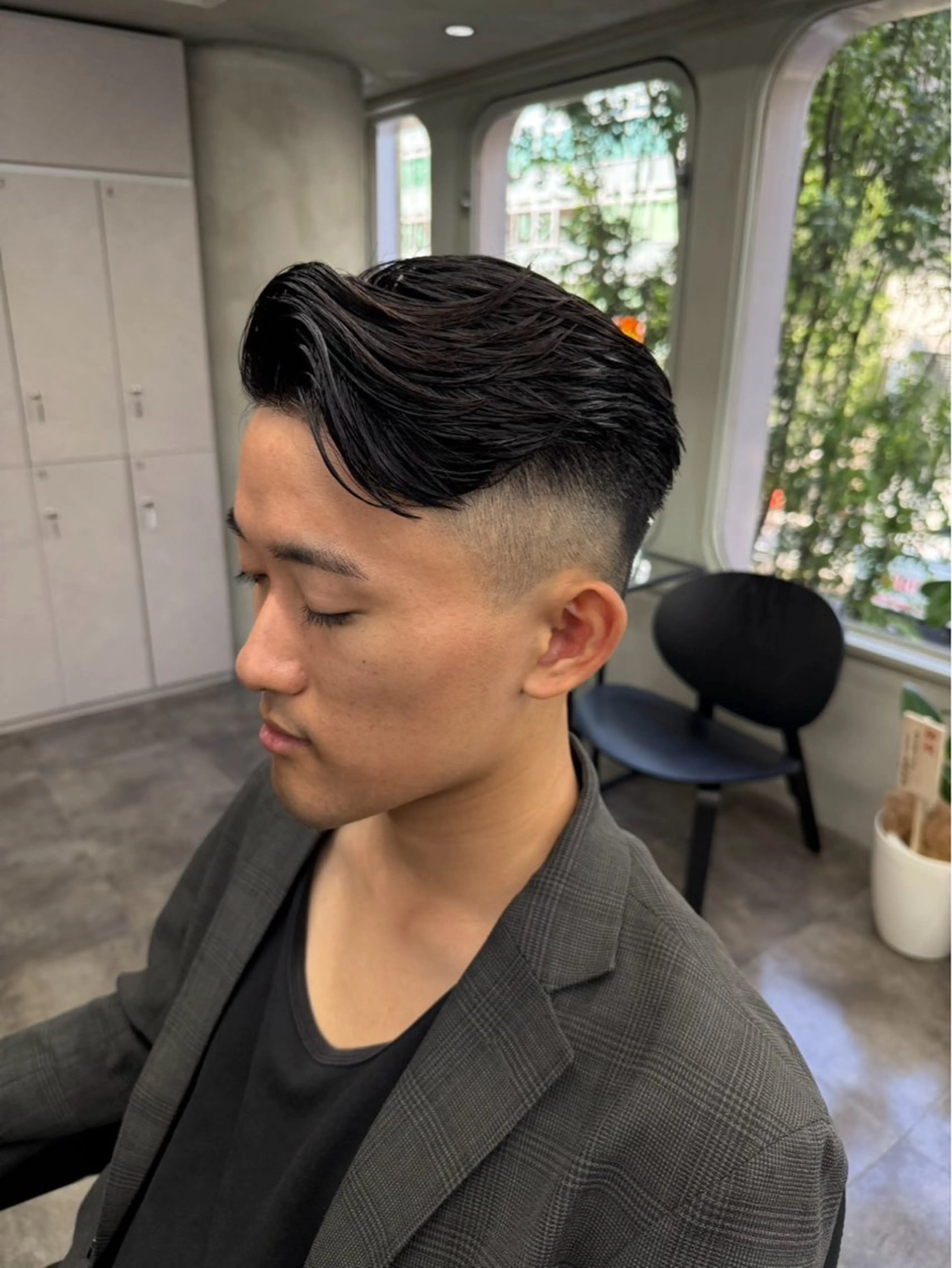 ショート メンズ センターパート/ 暖色カラーayuのヘアスタイル