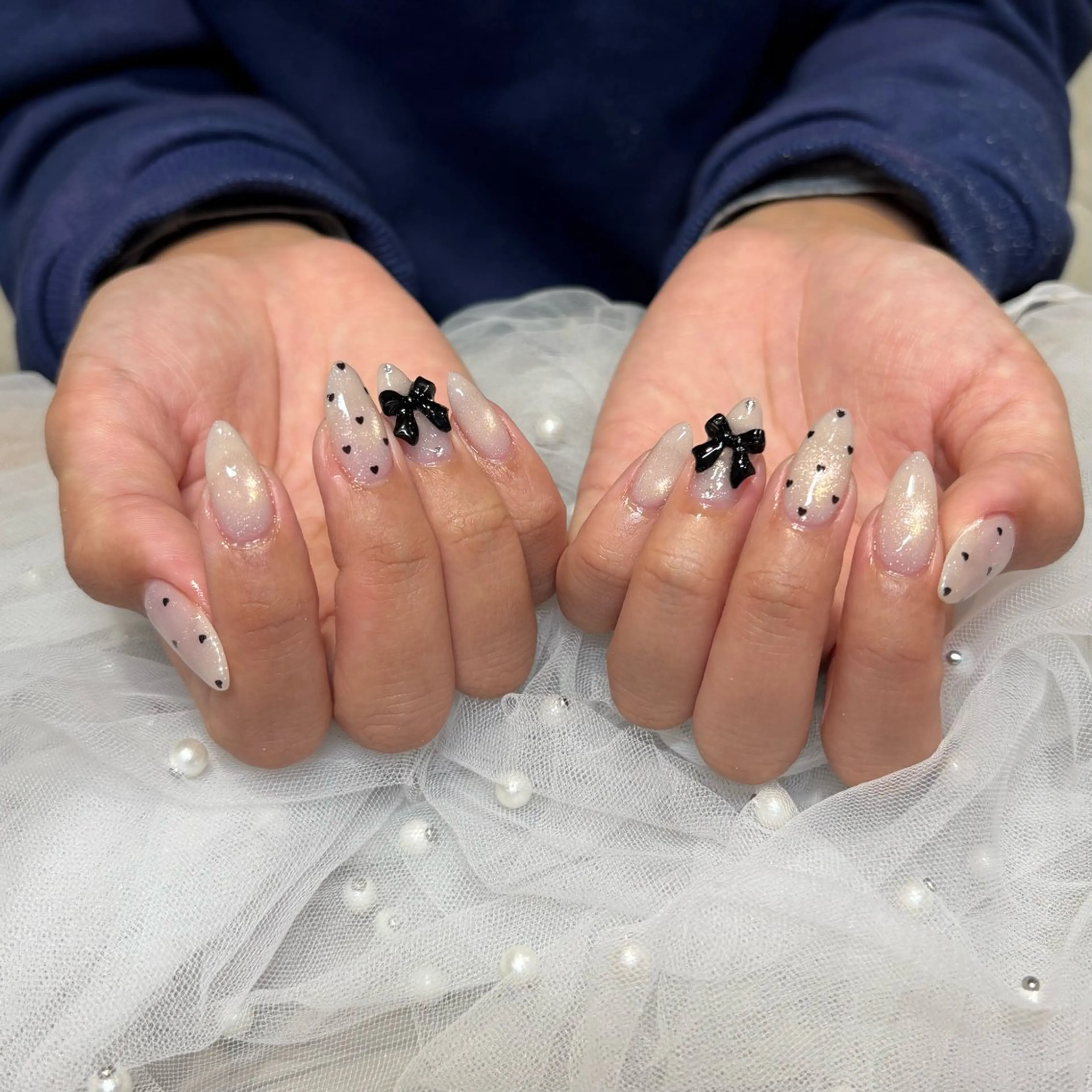 ネイル ピンク ハンドネイル 荒巻 めいのネイルデザイン