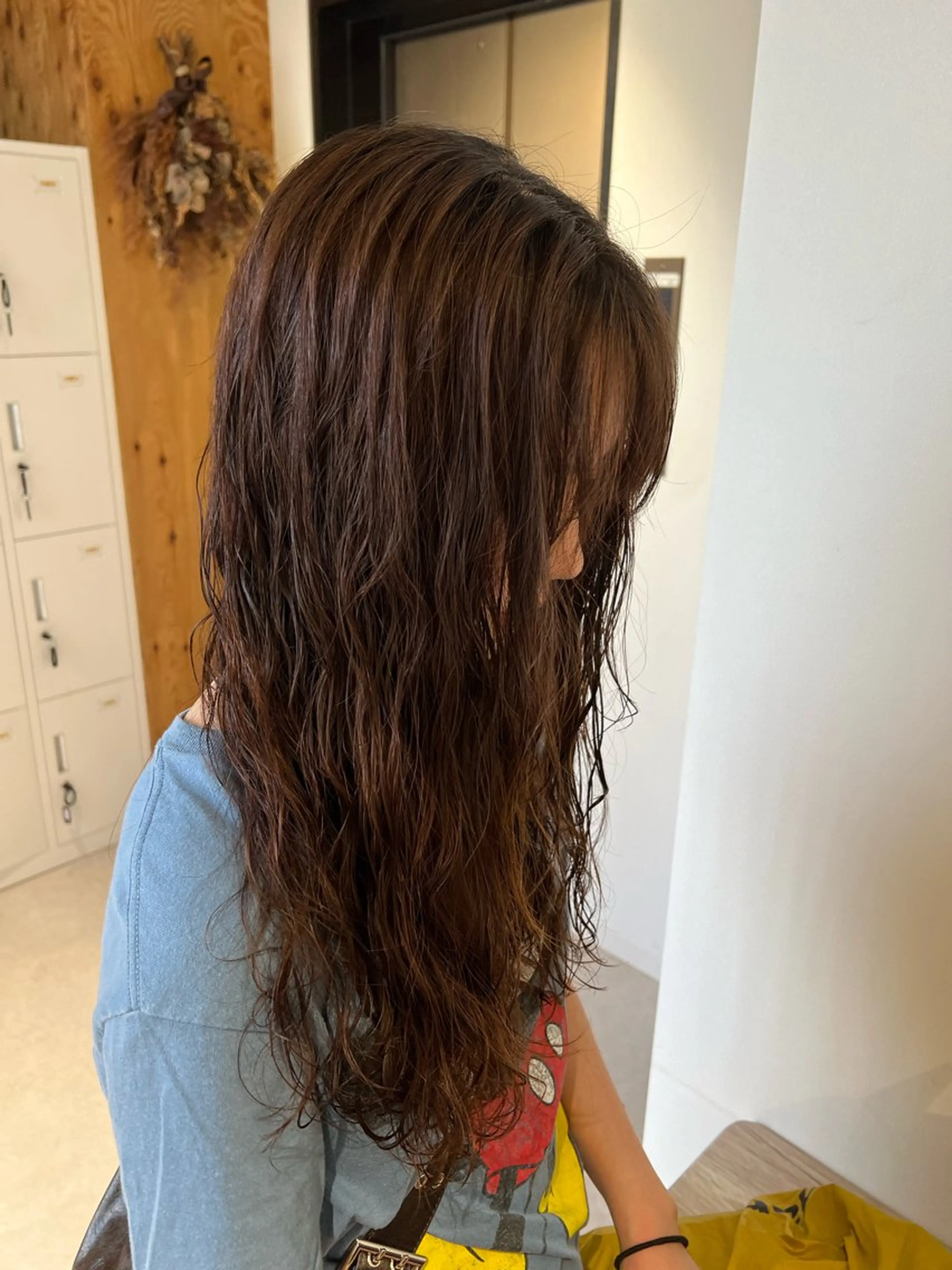 ロング パーマ 梅田/似合わせボブ /顔周り/RINKAのヘアスタイル