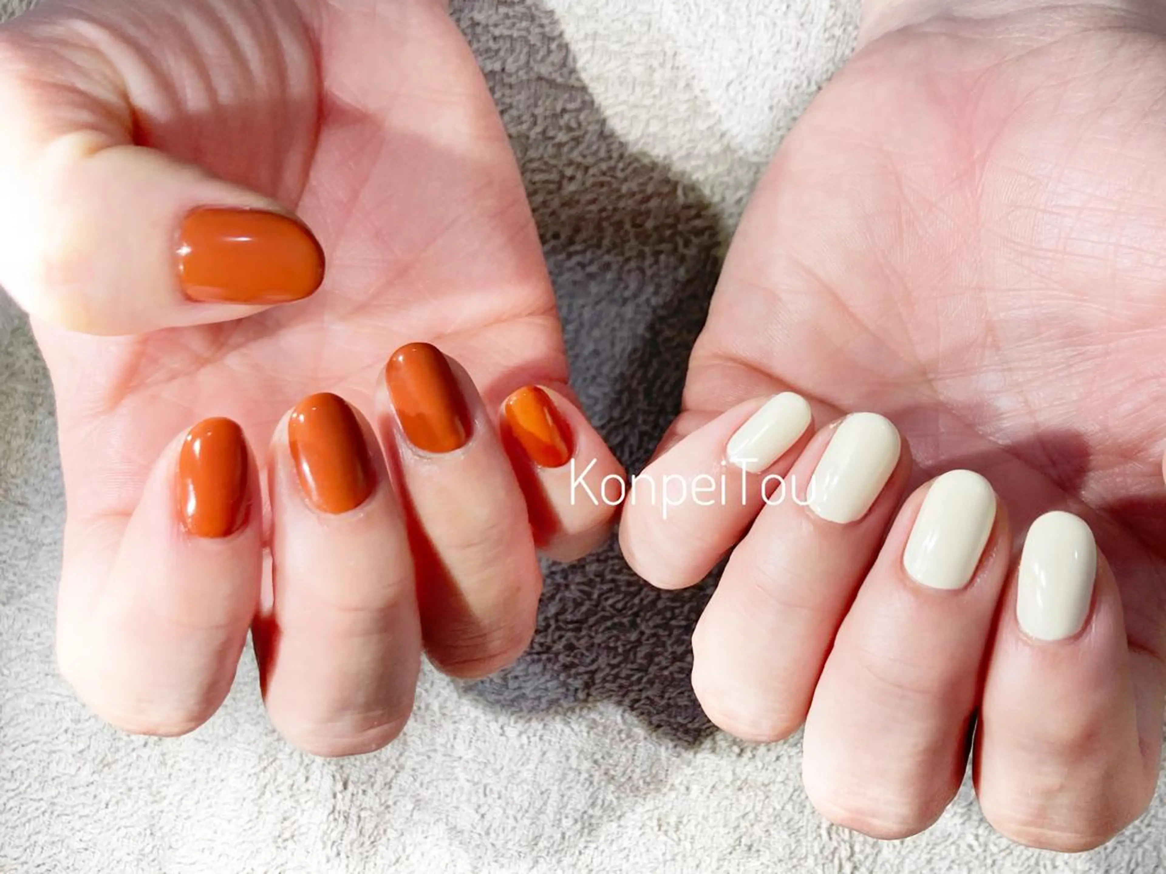 ネイル 韓国ネイル ワンカラーネイル おうちのネイルサロン　konpeiTou〜こんぺいとう〜所属・おうちのネイルサロン KonpeiTouのネイルデザイン