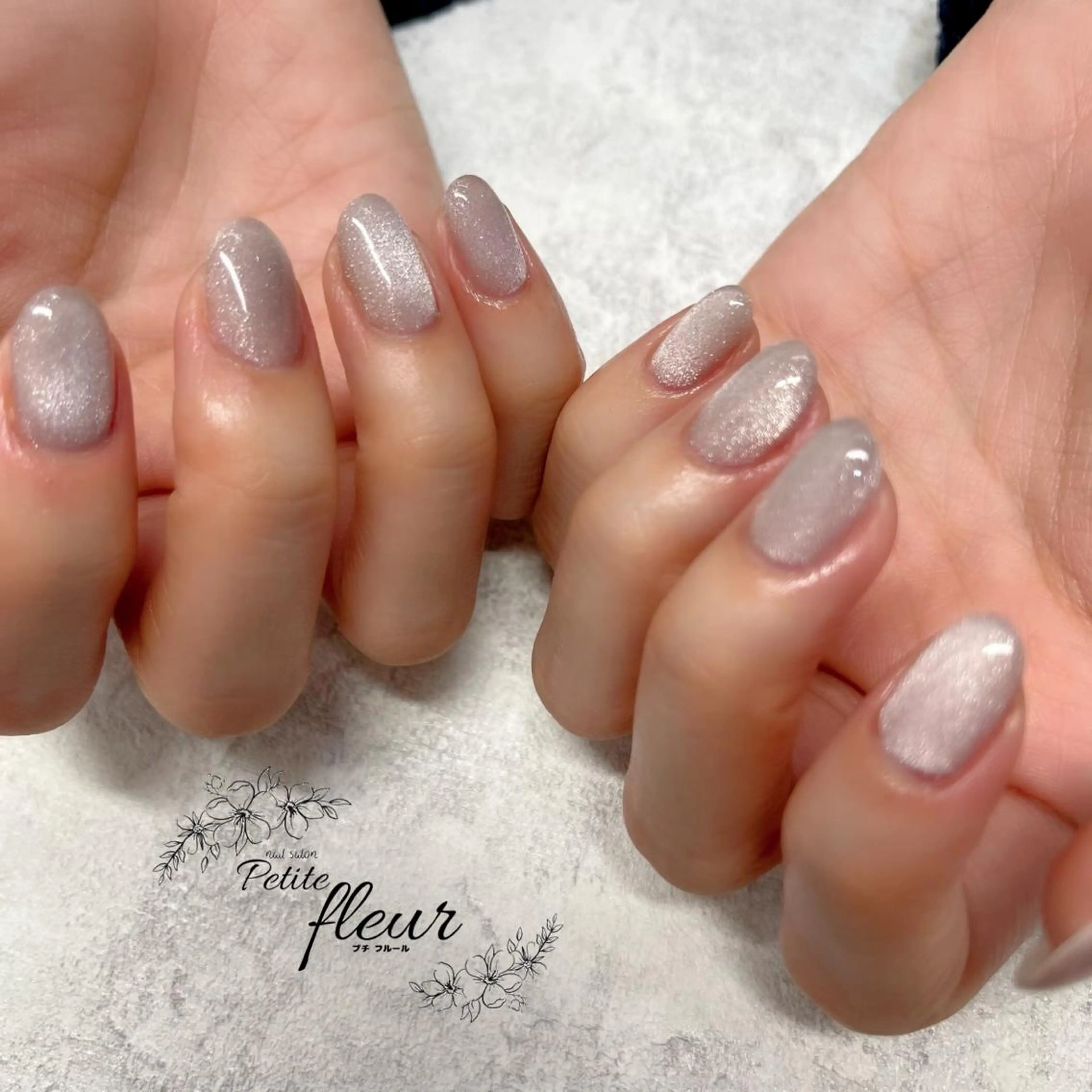 ネイル マグネットネイル ハンドネイル ❁⃘*。Petite fleur❁⃘*りさのネイルデザイン