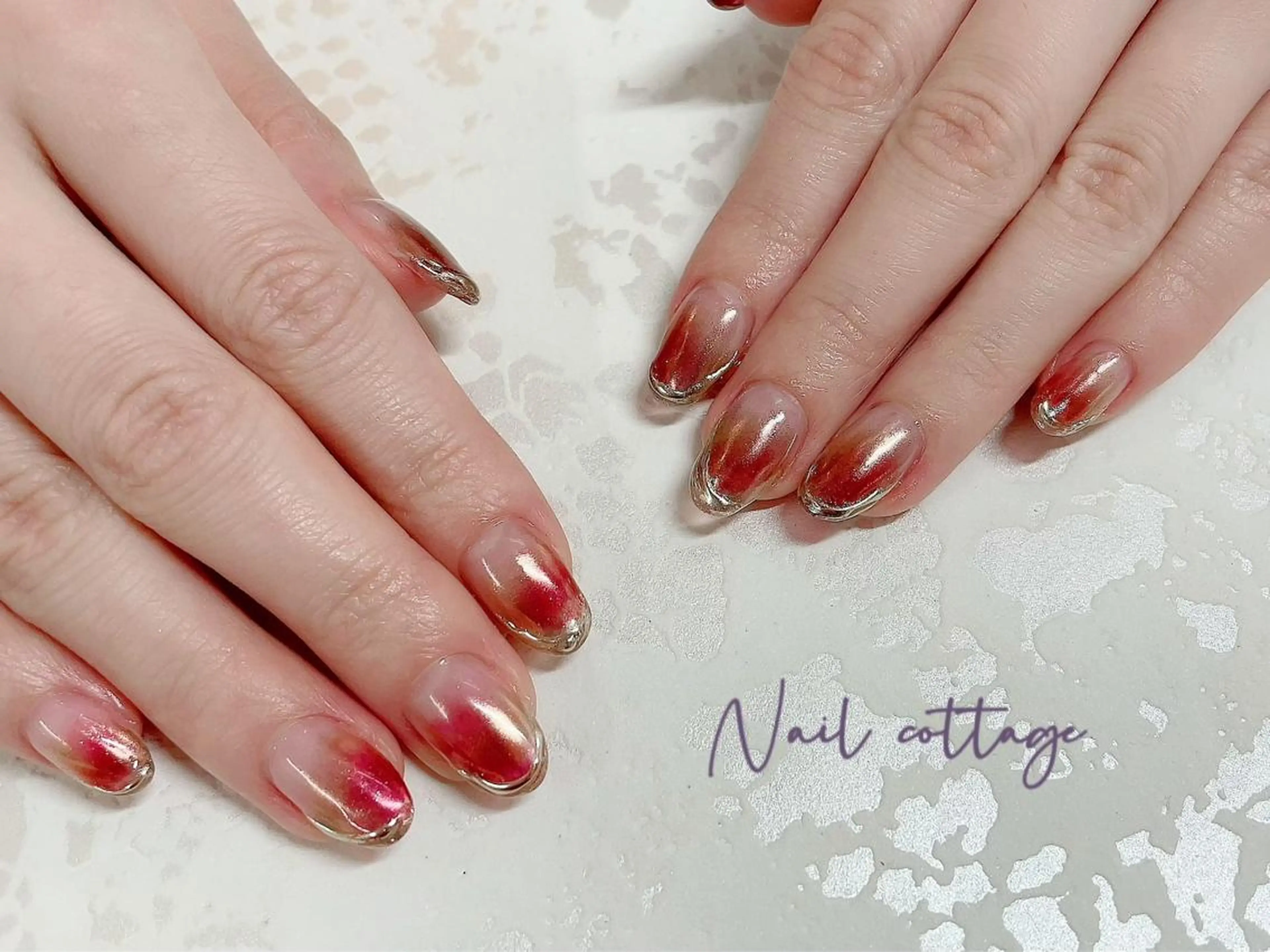 ネイル クリアネイル スカルプネイル Nail cottageのネイルデザイン