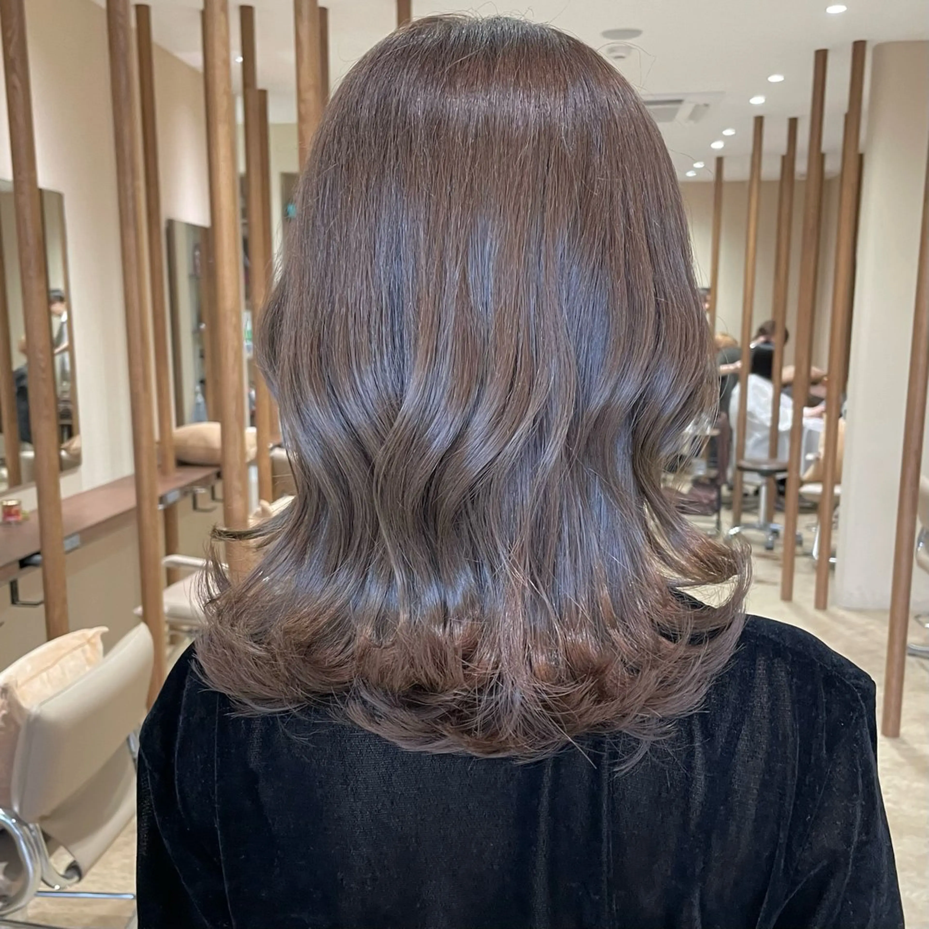 セミロング カット ヘアカラー Libero／ HARUKA【柏】のヘアスタイル