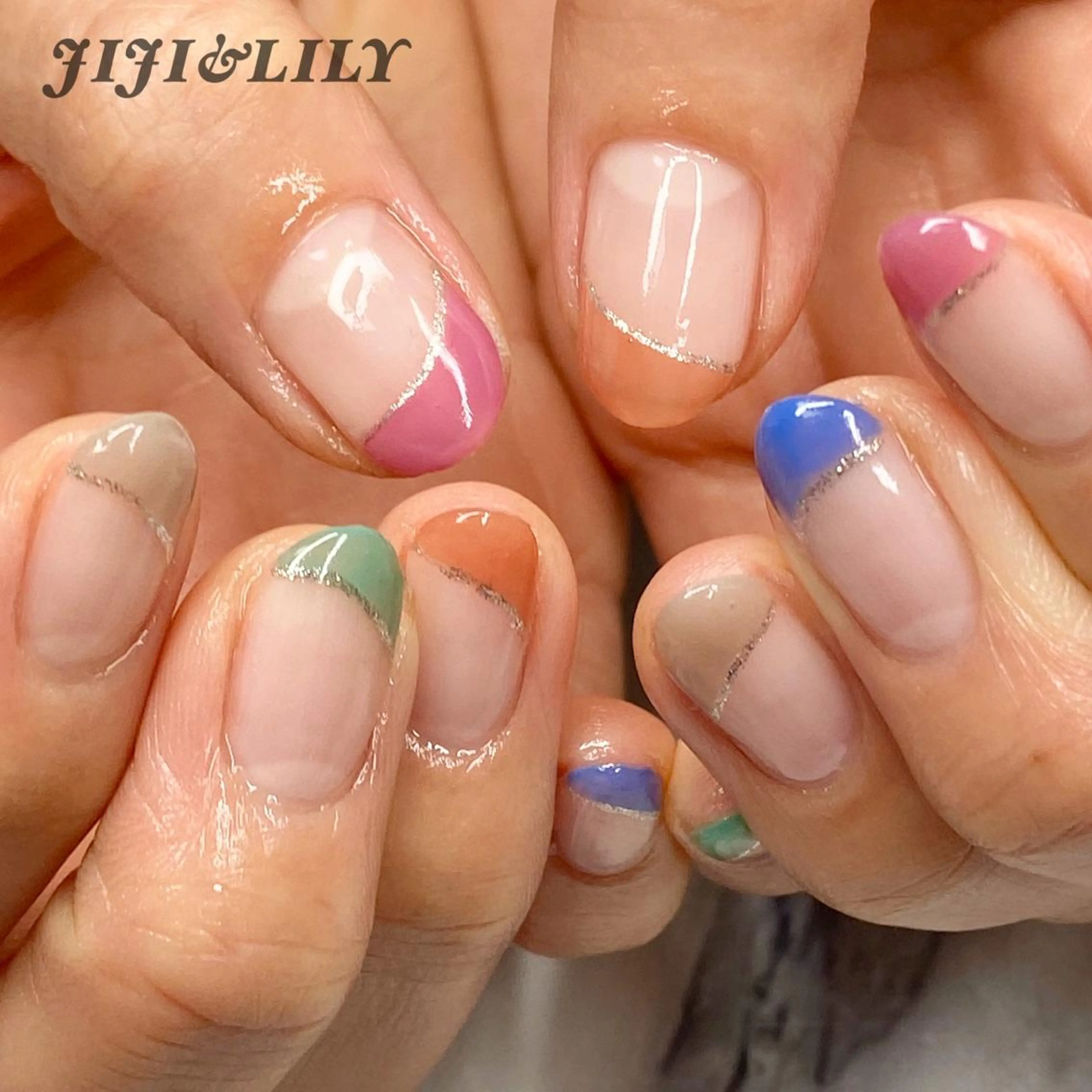 ネイル フレンチネイル ハンドネイル 豊田 圭子のネイルデザイン