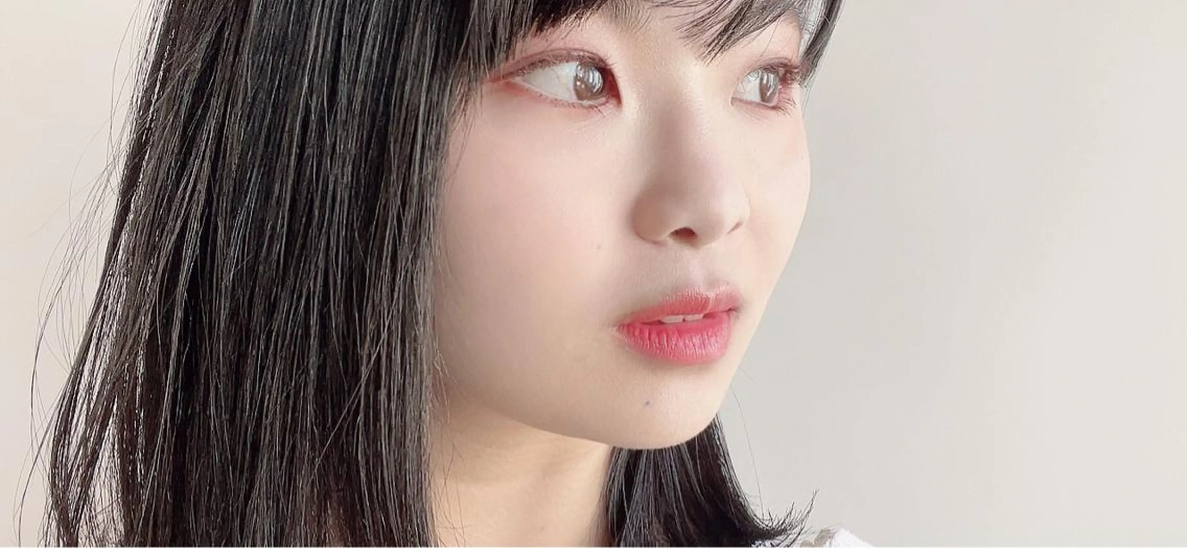 為近日向子🐥暖色 💘顔周りカット🌈のヘアスタイル