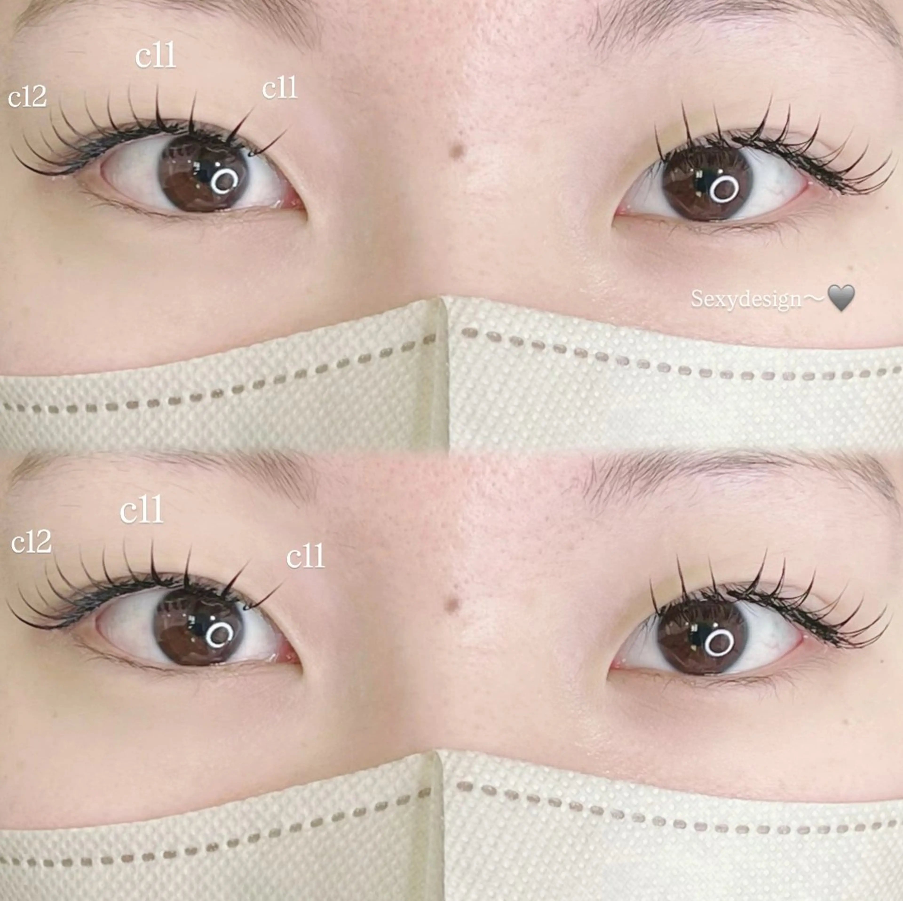 マツエク・マツパ 🩶mila新宿 /nanakoのマツエク・マツパデザイン