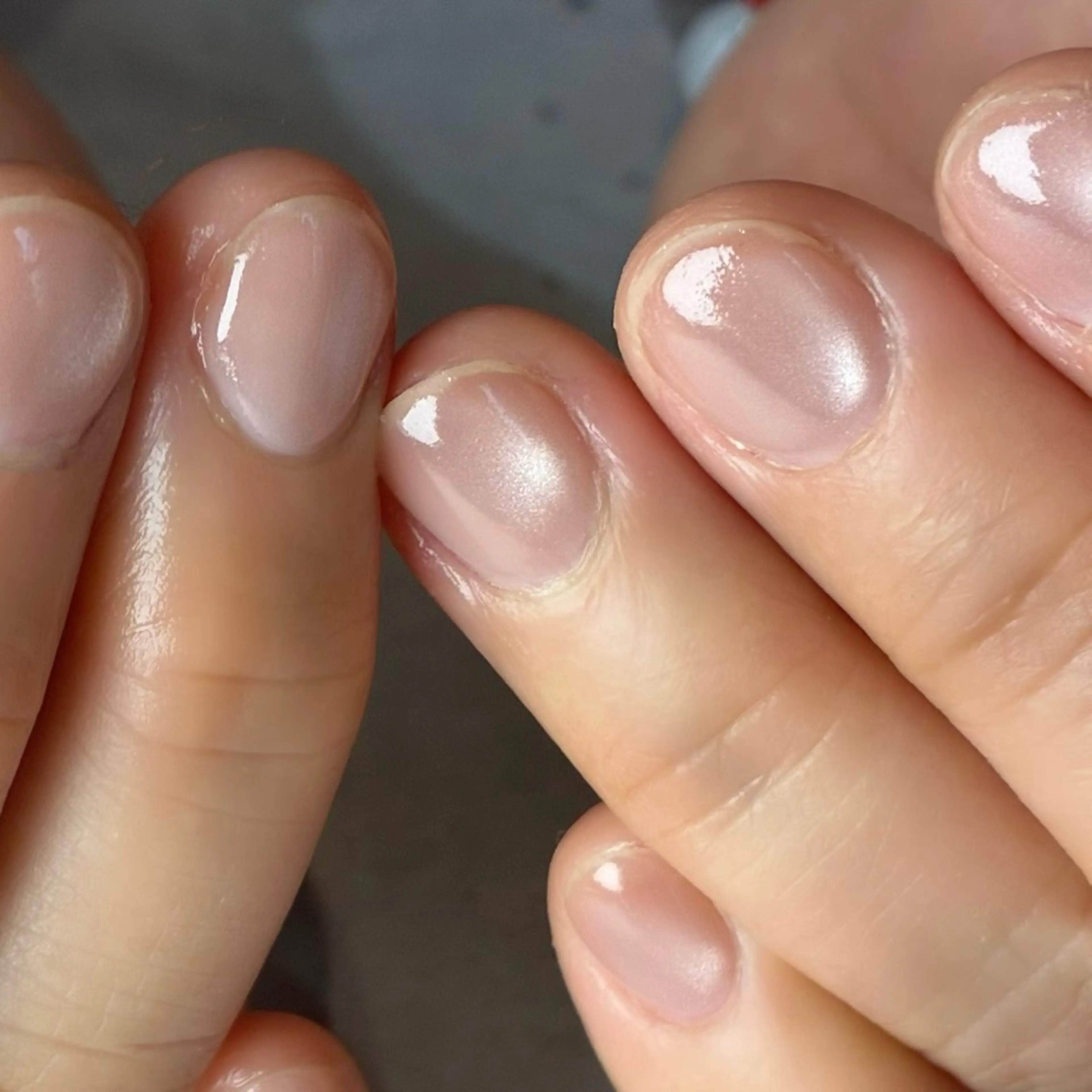 ネイル 氷ネイル・うるうるネイル マグネットネイル ショートネイル ハンドネイル intheForest所属・Koga Rieのネイルデザイン