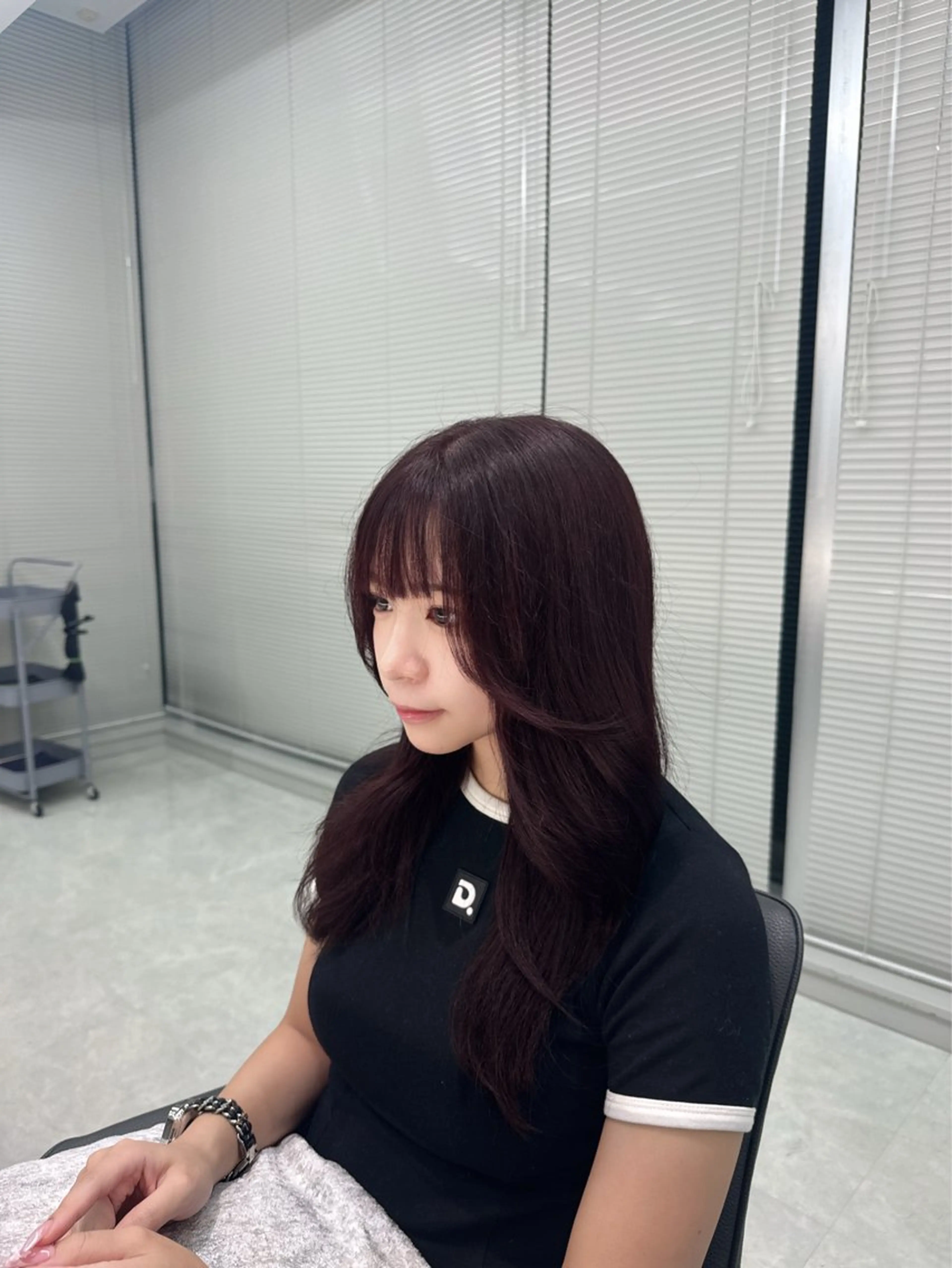 ロング カラー ozaki renaのヘアスタイル