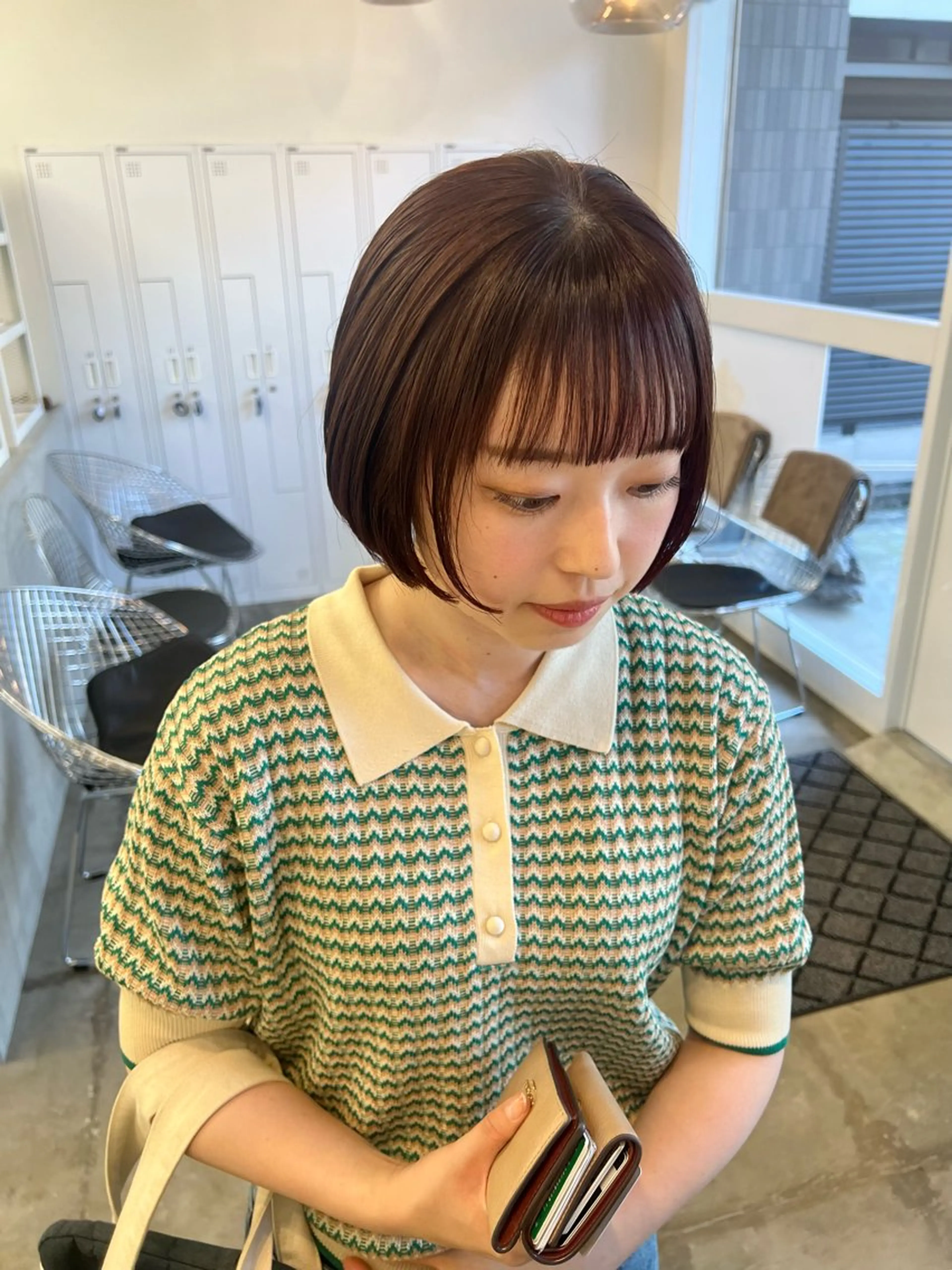 ショート カット ヘアカラー トリートメント 近藤 千裕のヘアスタイル