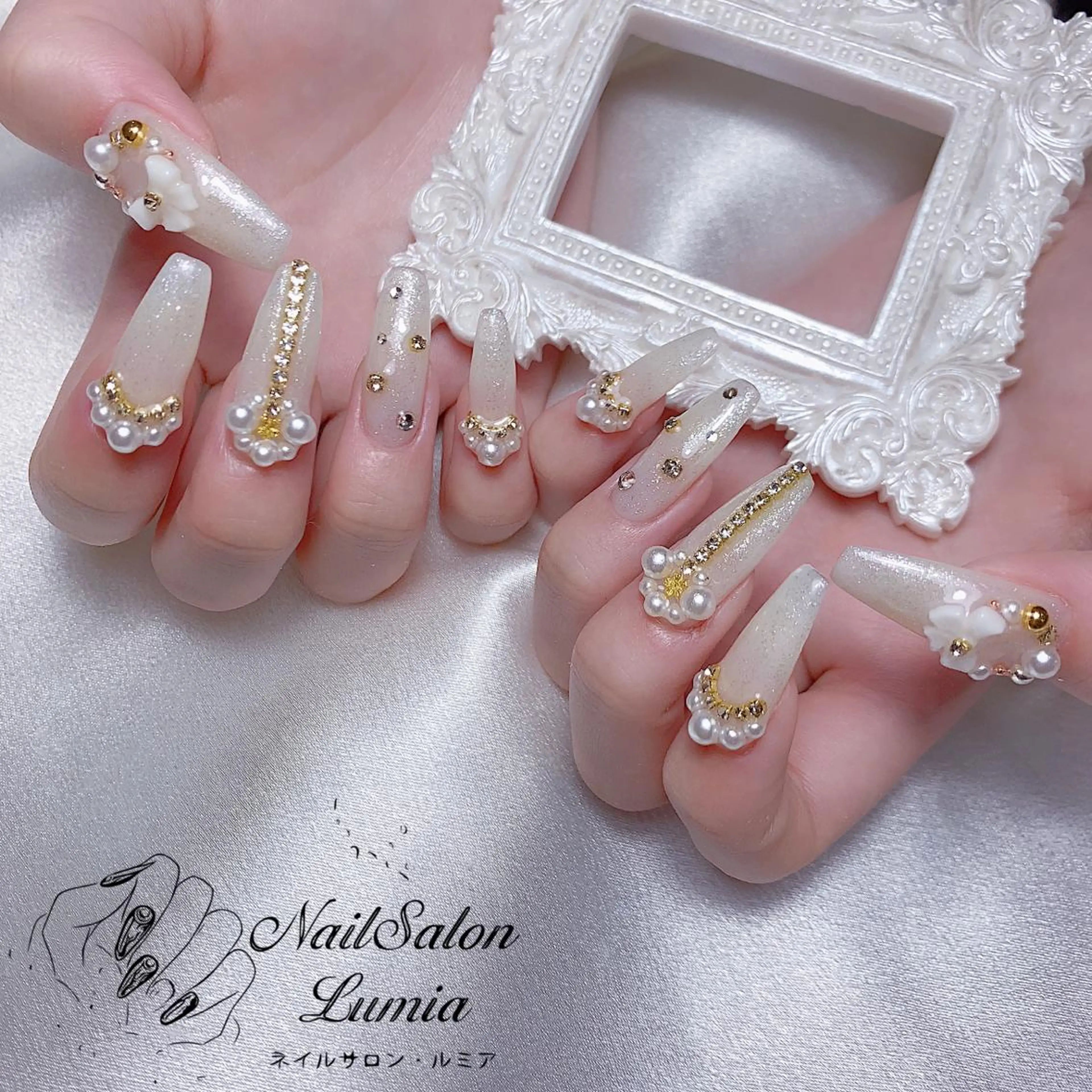 ネイル ハンドネイル ネイルサロン ルミア Lumia 店長のネイルデザイン