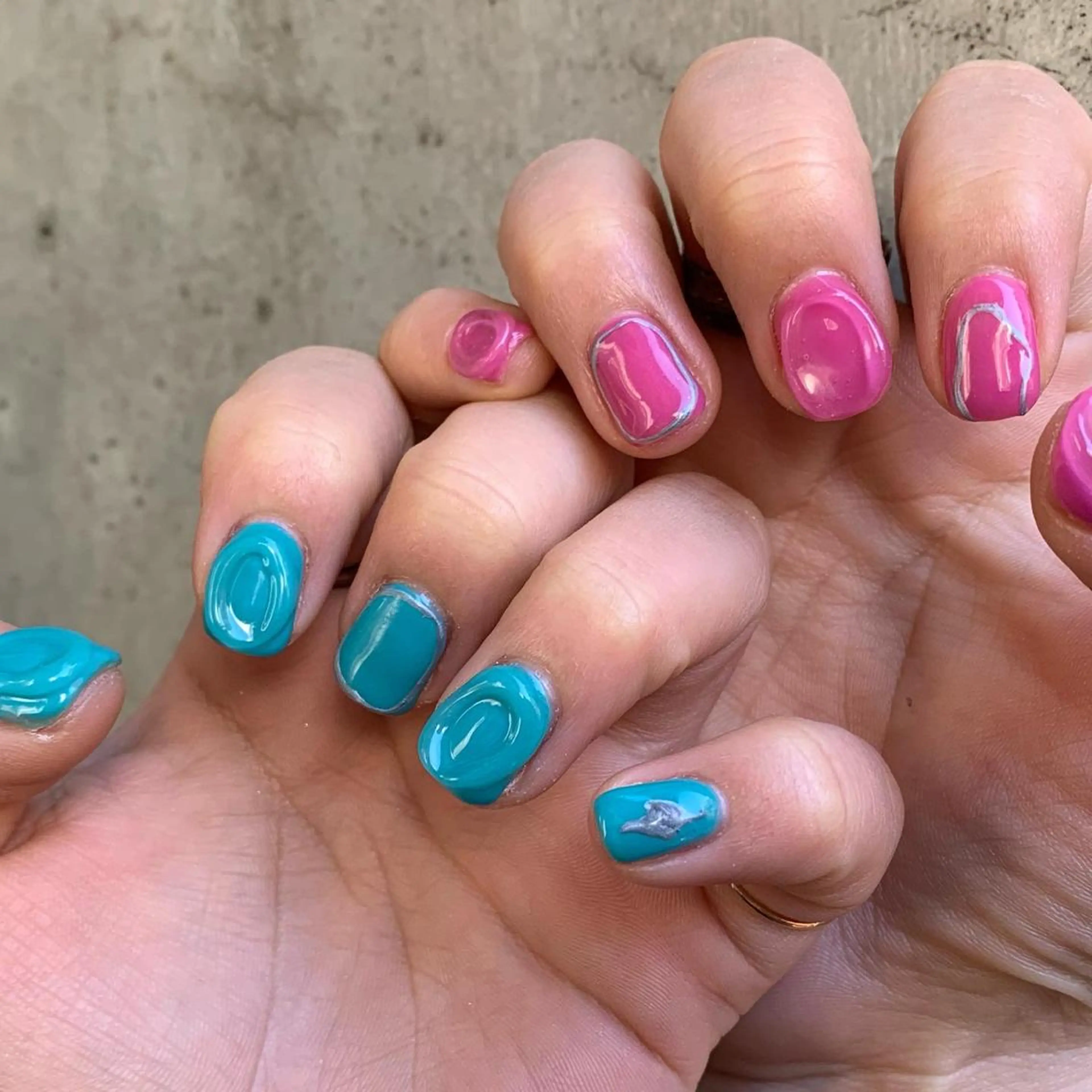 ネイル AOI✩⡱ y2kネイルのネイルデザイン