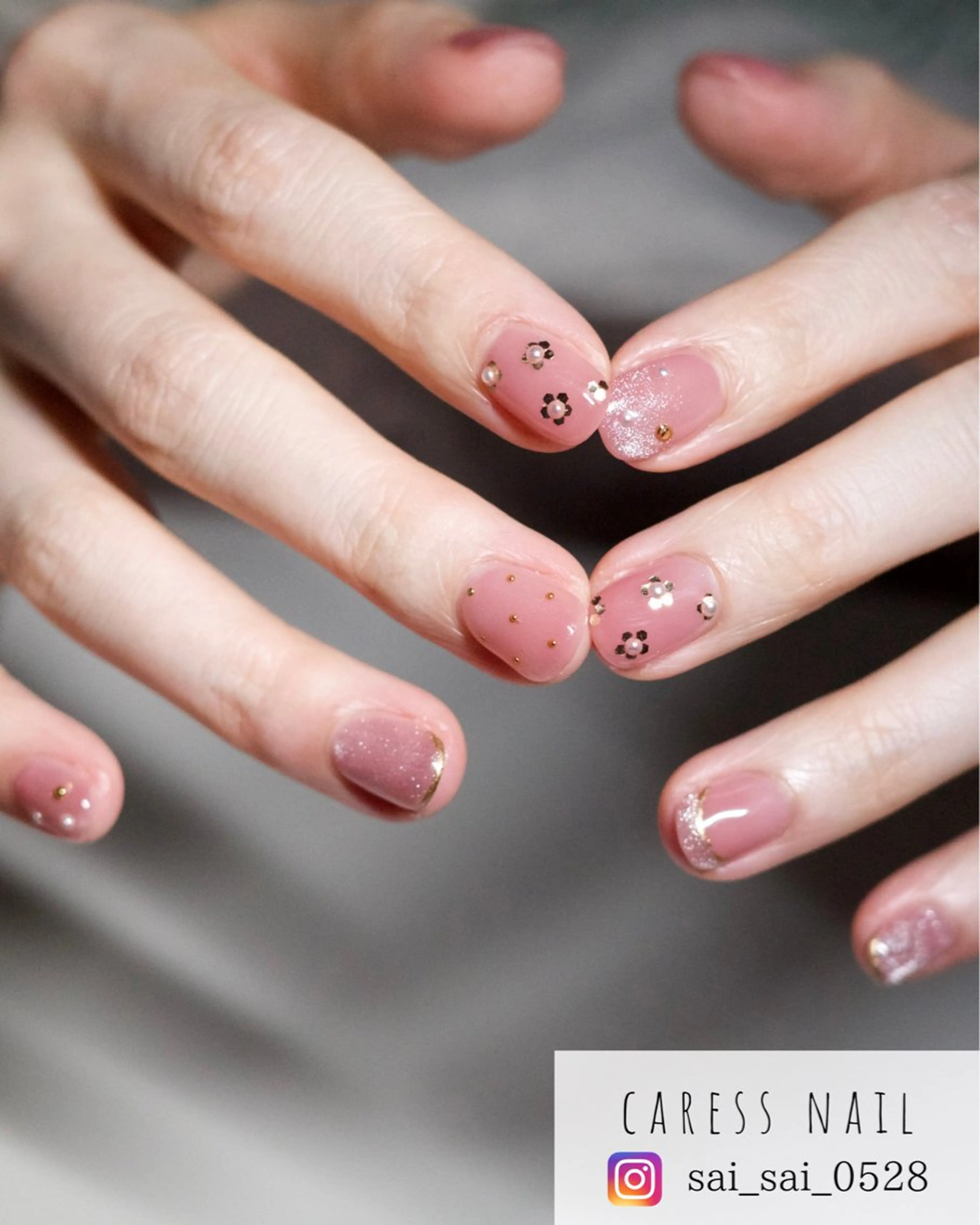 ネイル caress  nail カレスネイル　代々木上原所属・カレスネイル さいのネイルデザイン