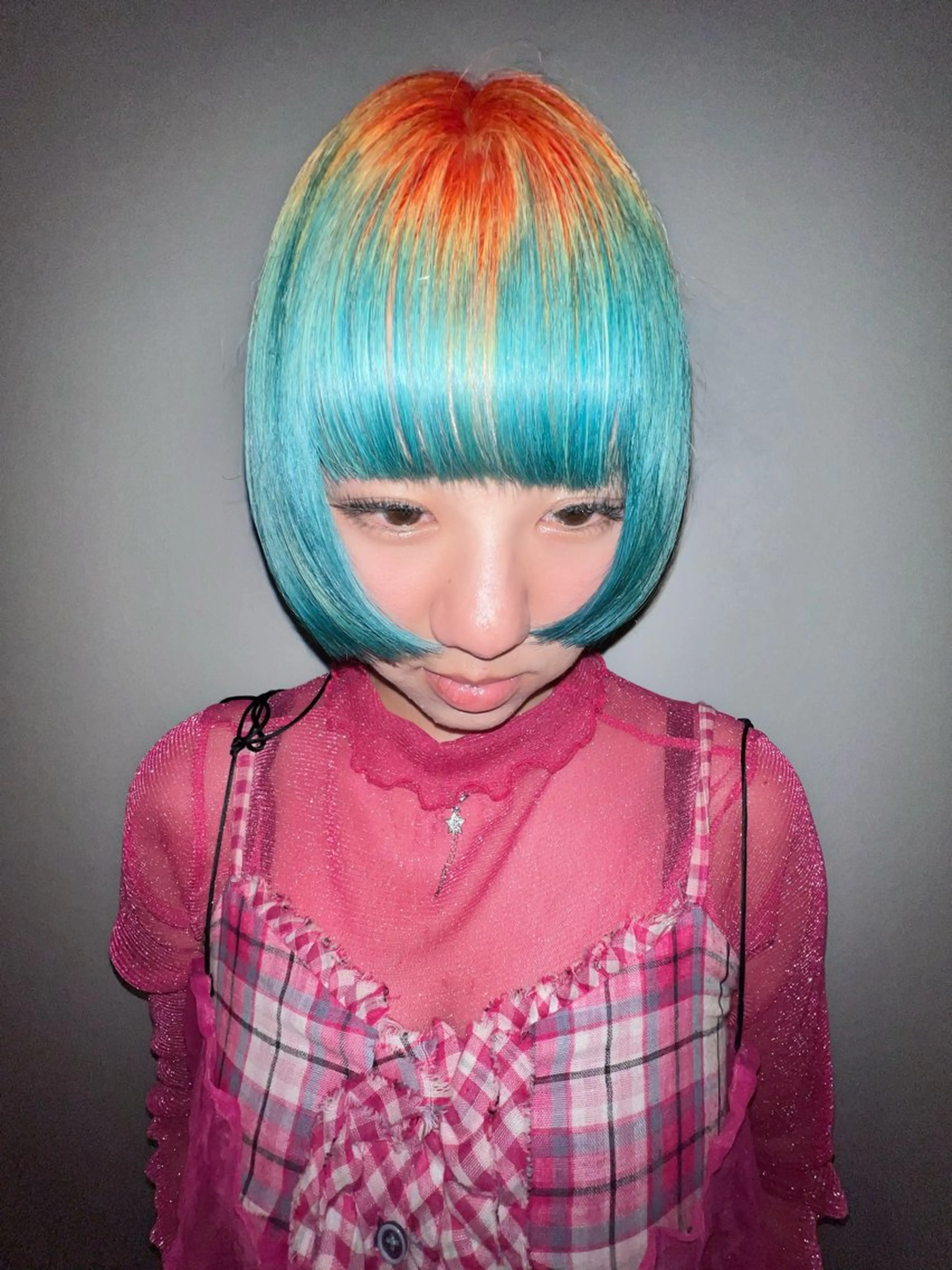 ミディアム カラー カット ヘアカラー haco＋所属・圧倒的デザイン力 店長🎨RENAのヘアスタイル