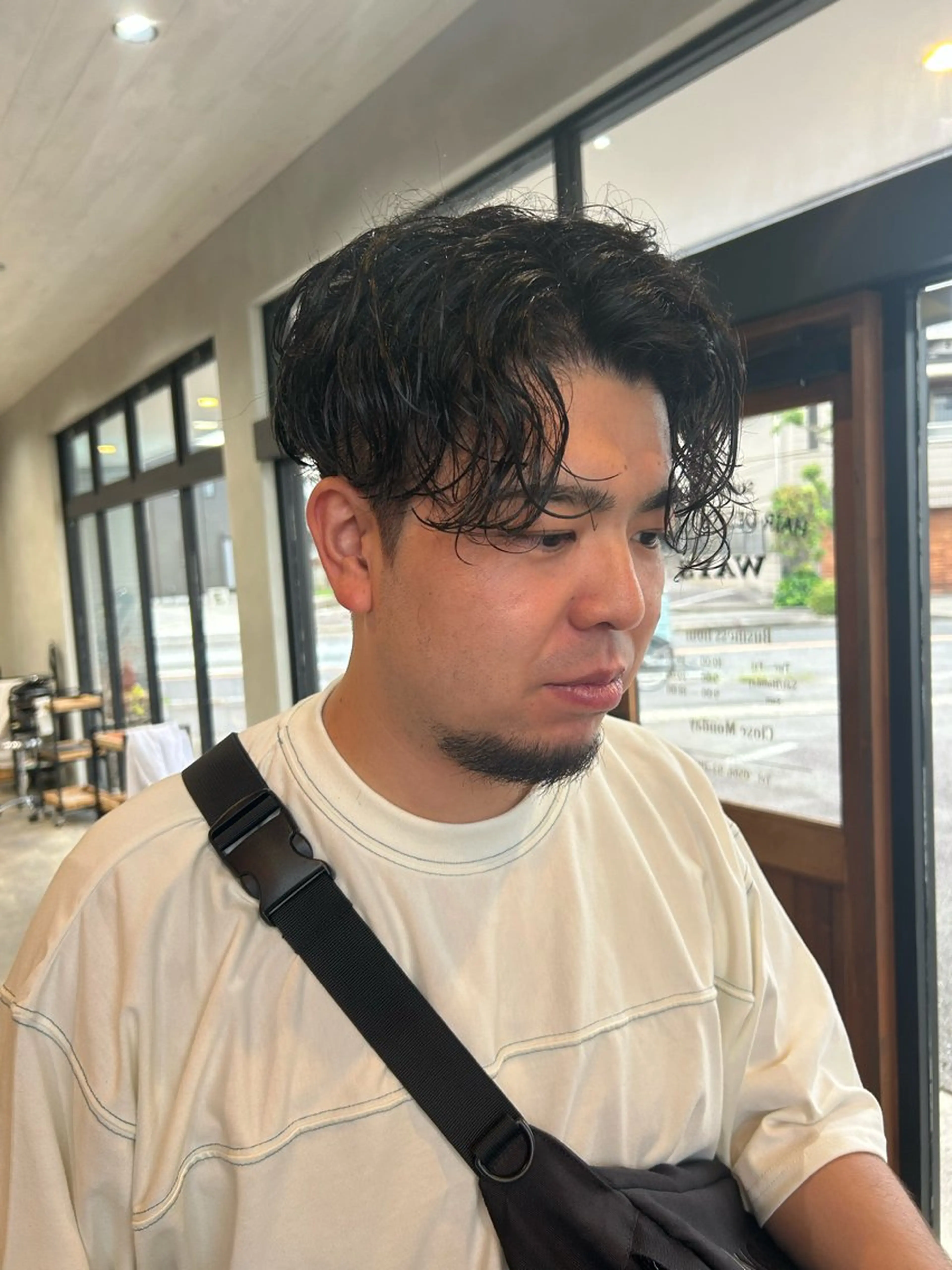 ショート パーマ メンズ メンズパーマ 似合わせカット カット パーマ 🇺🇸メンズ特化 KYOYA💈のヘアスタイル