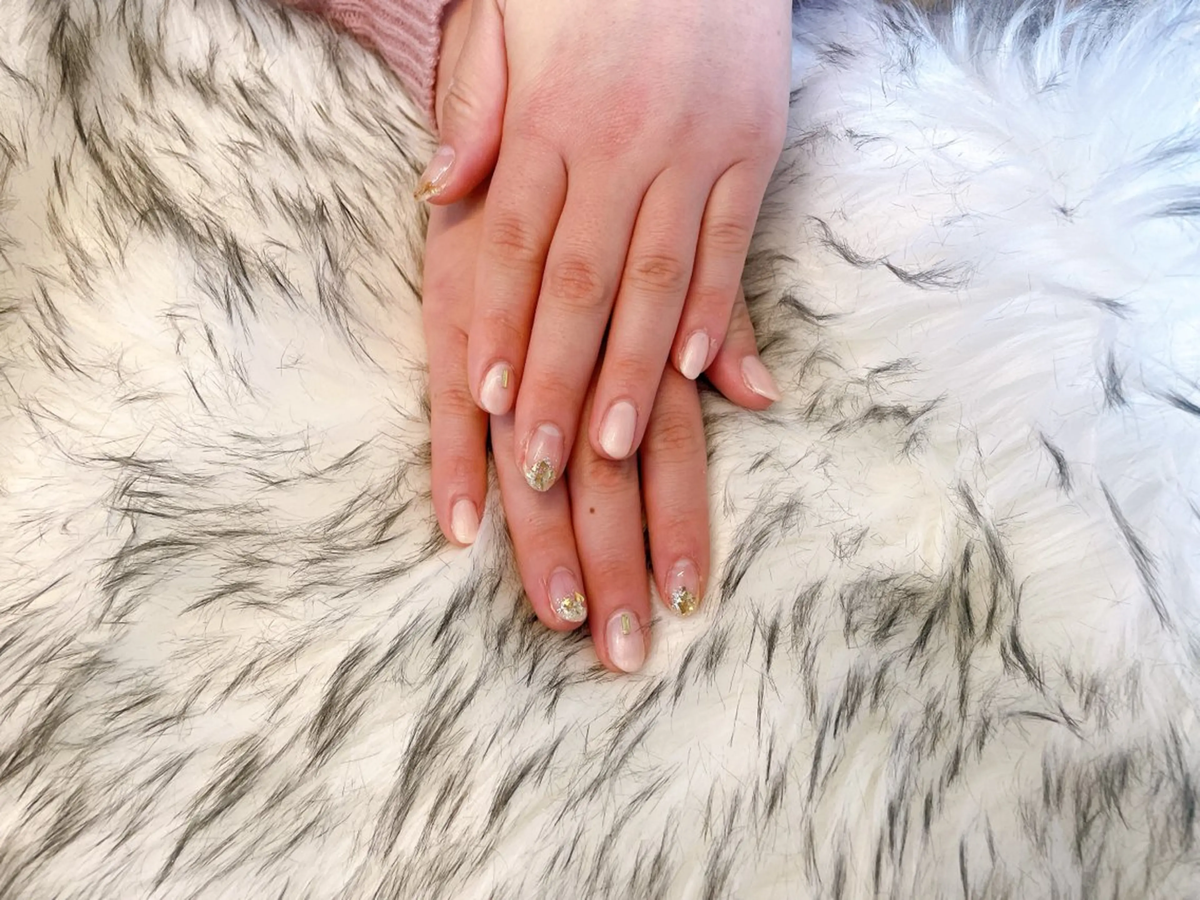 ネイル オーロラネイル フットネイル フレンチネイル ジェルネイル 韓国ネイル ハンドネイル Mogu nail 二子玉川のネイルデザイン