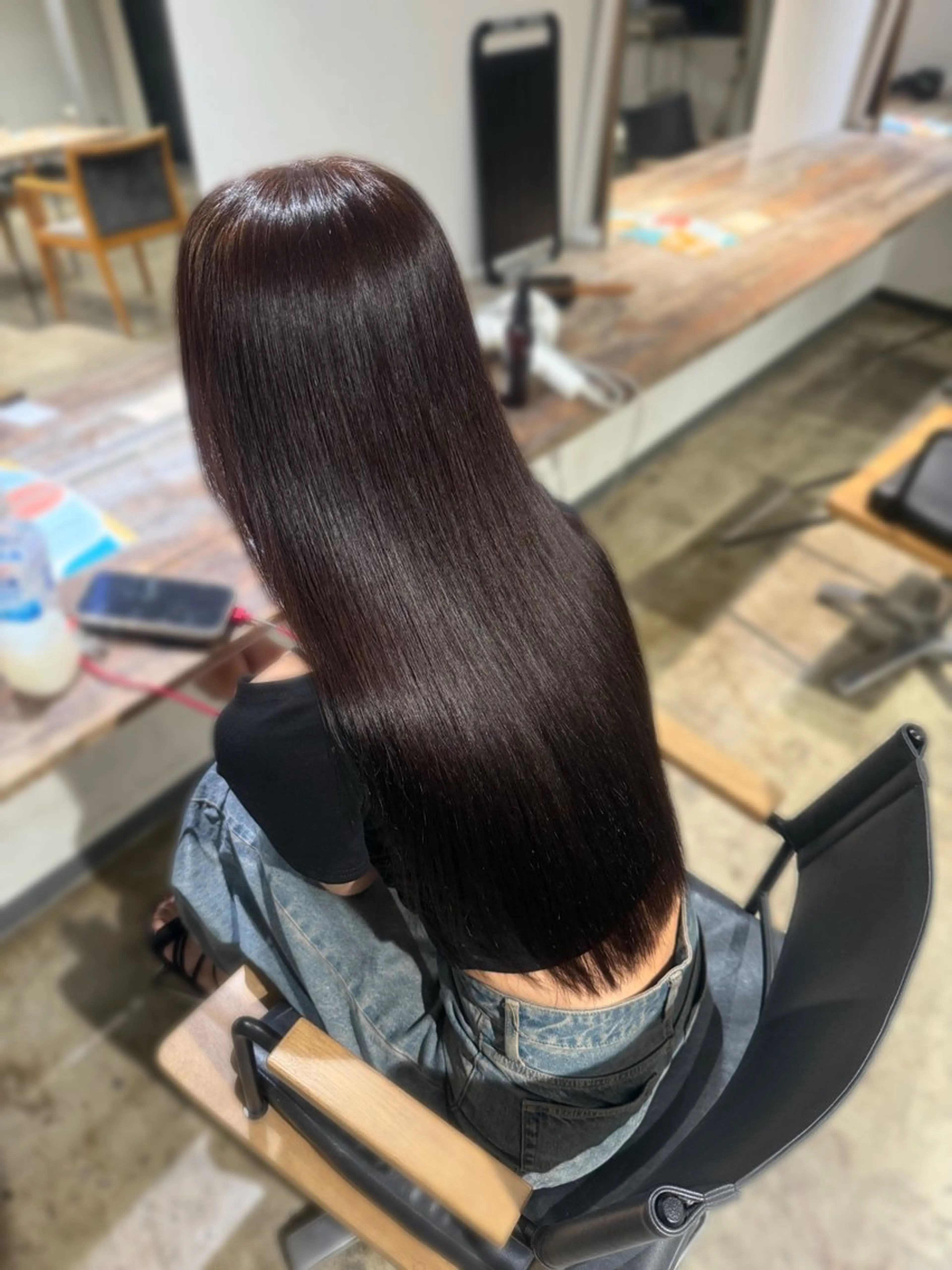 🥨ブリーチなしワンカラー+Aujua 4stepトリートメント🥨の写真