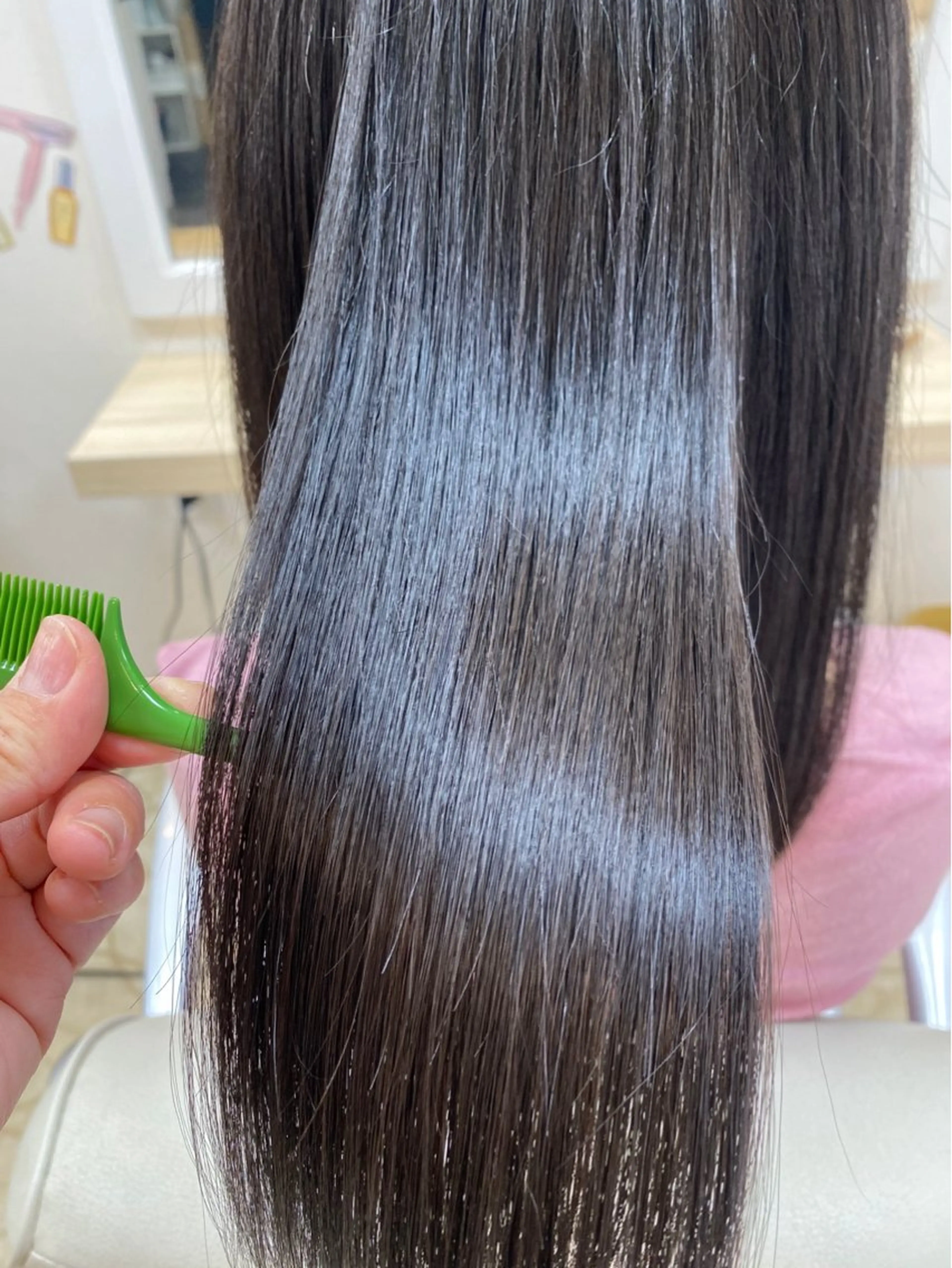 セミロング 髪質改善 トリートメント かしわや かなえのヘアスタイル