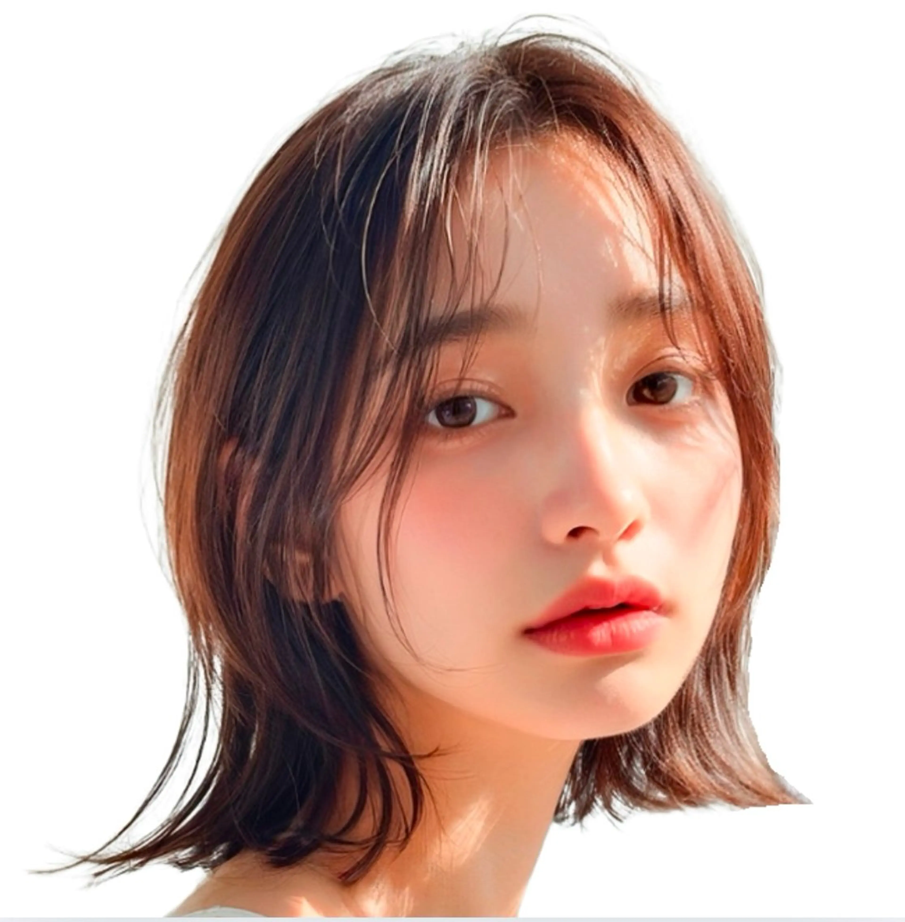 ショート カラー 切りっぱなしボブ ボブ 髪質改善 船橋髪質改善 ランタンバイソロンのヘアスタイル