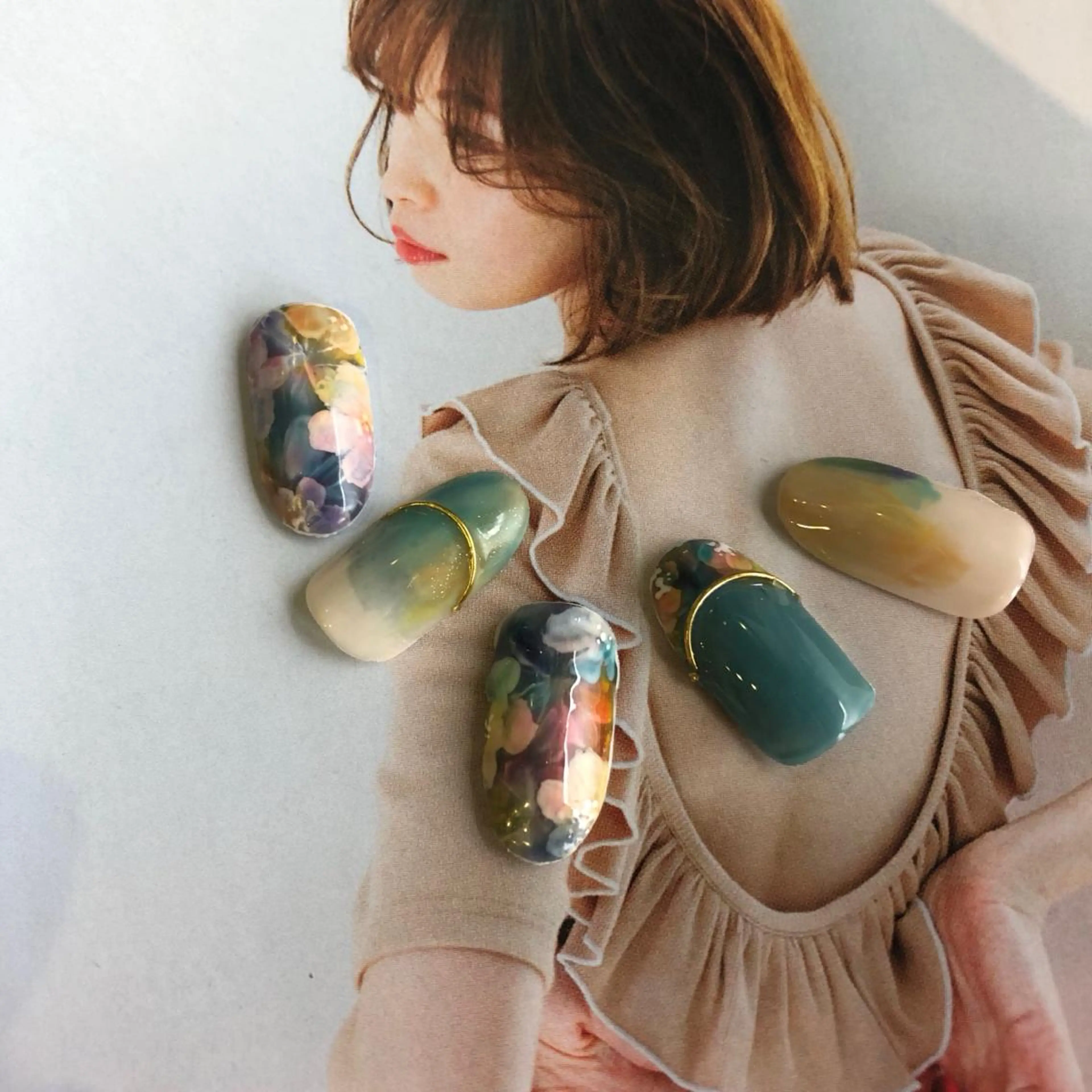 ネイル arm in arm ︎✿Yamamotoのマツエク・マツパデザイン