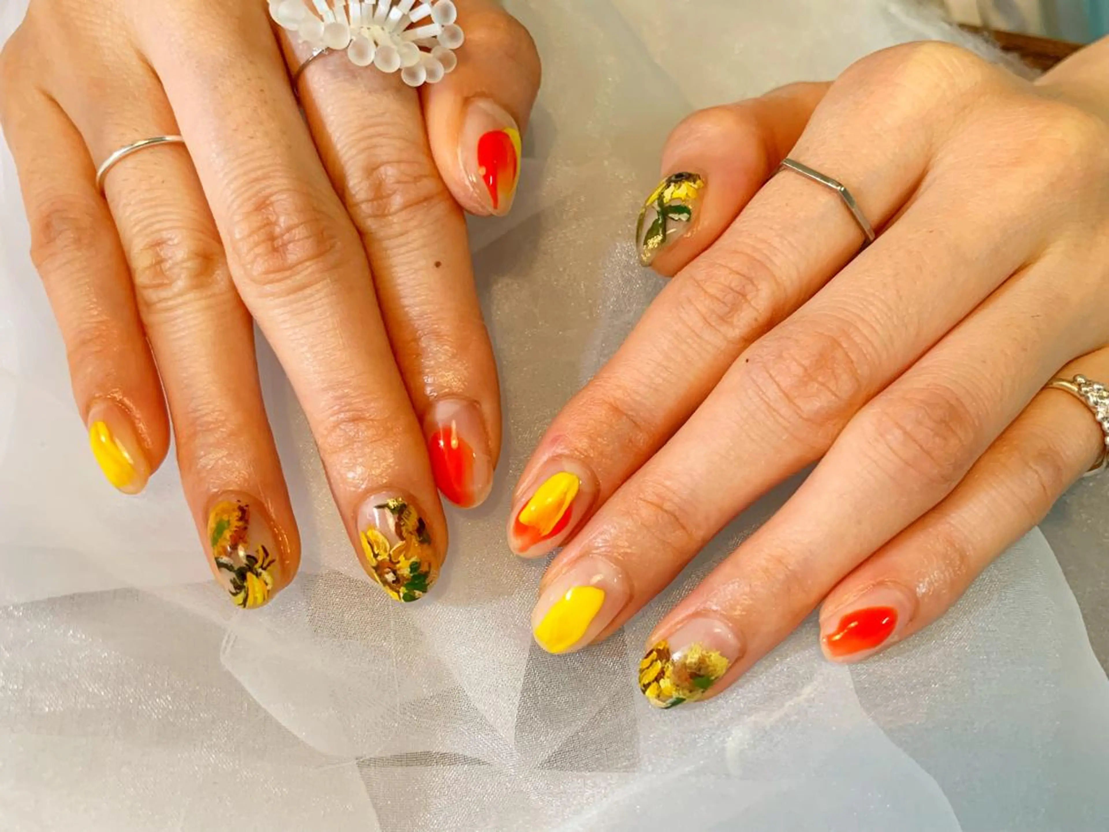 ネイル アートネイル ハンドネイル フットネイル GéRanium Harukaのネイルデザイン