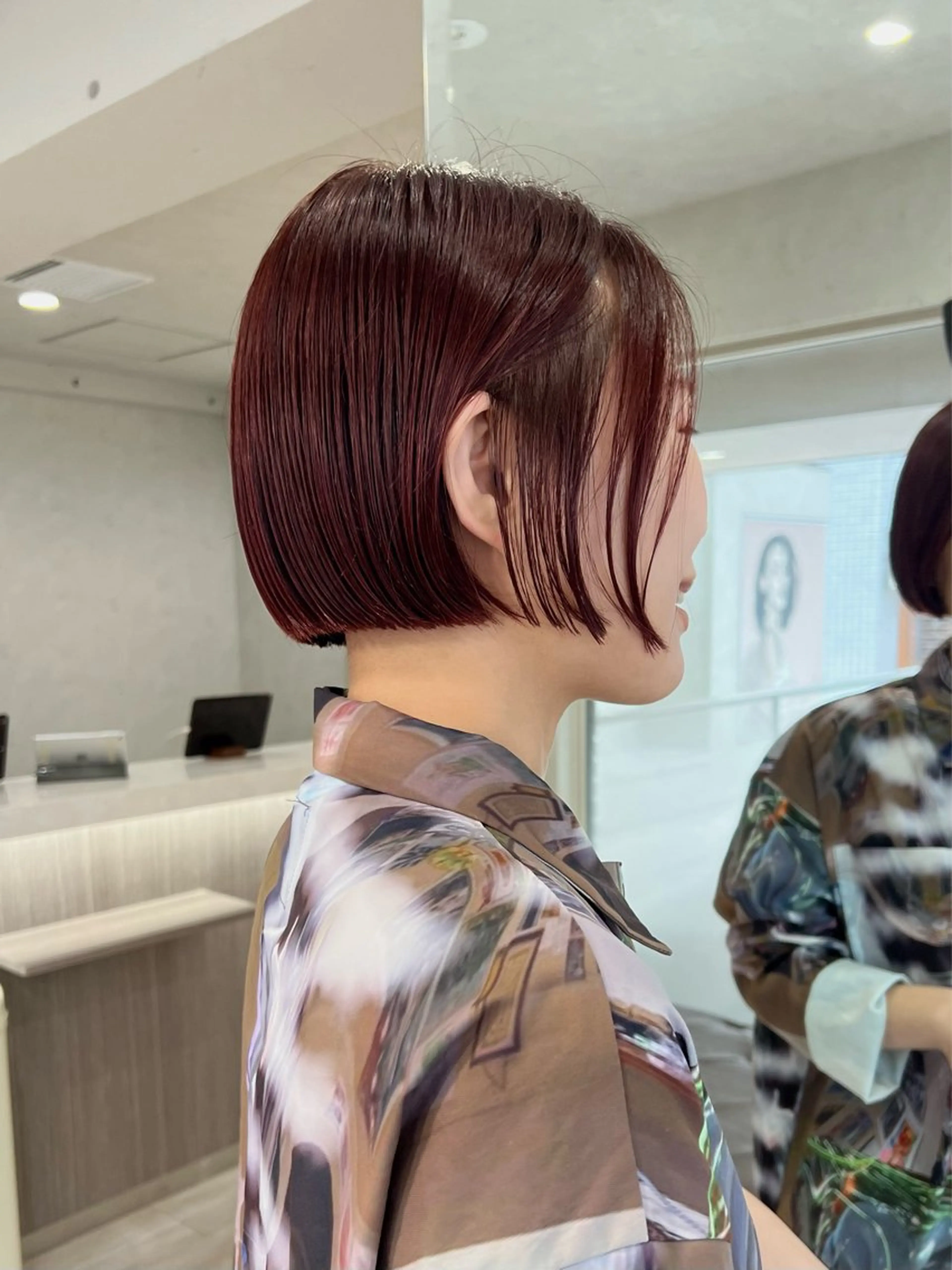 🌙パツっとボブカット＋ブリーチなしWカラーの写真