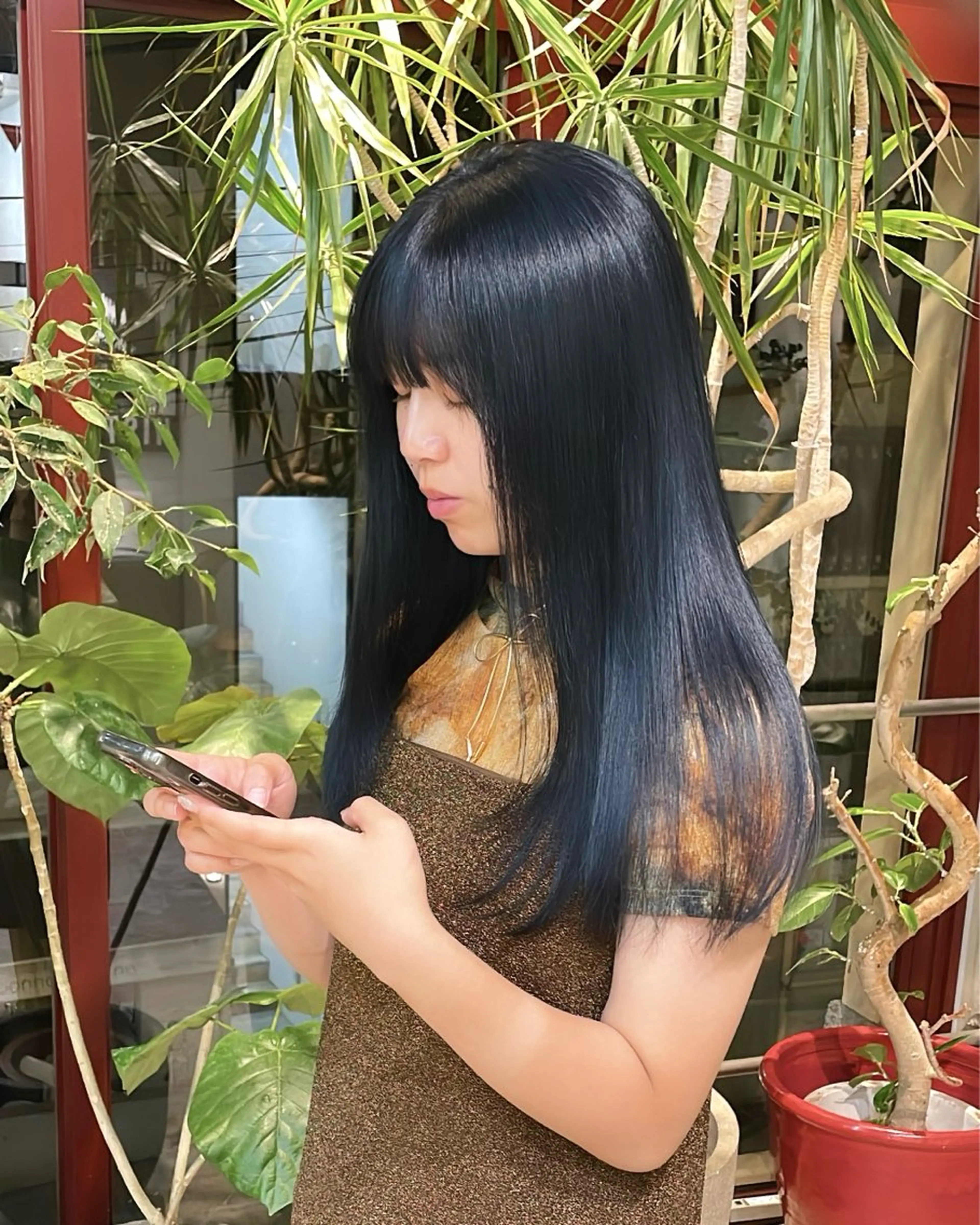 セミロング カラー ヘアカラー トリートメント 色落ち綺麗透明感カラ /ボブ/ナカツヒカルのヘアスタイル