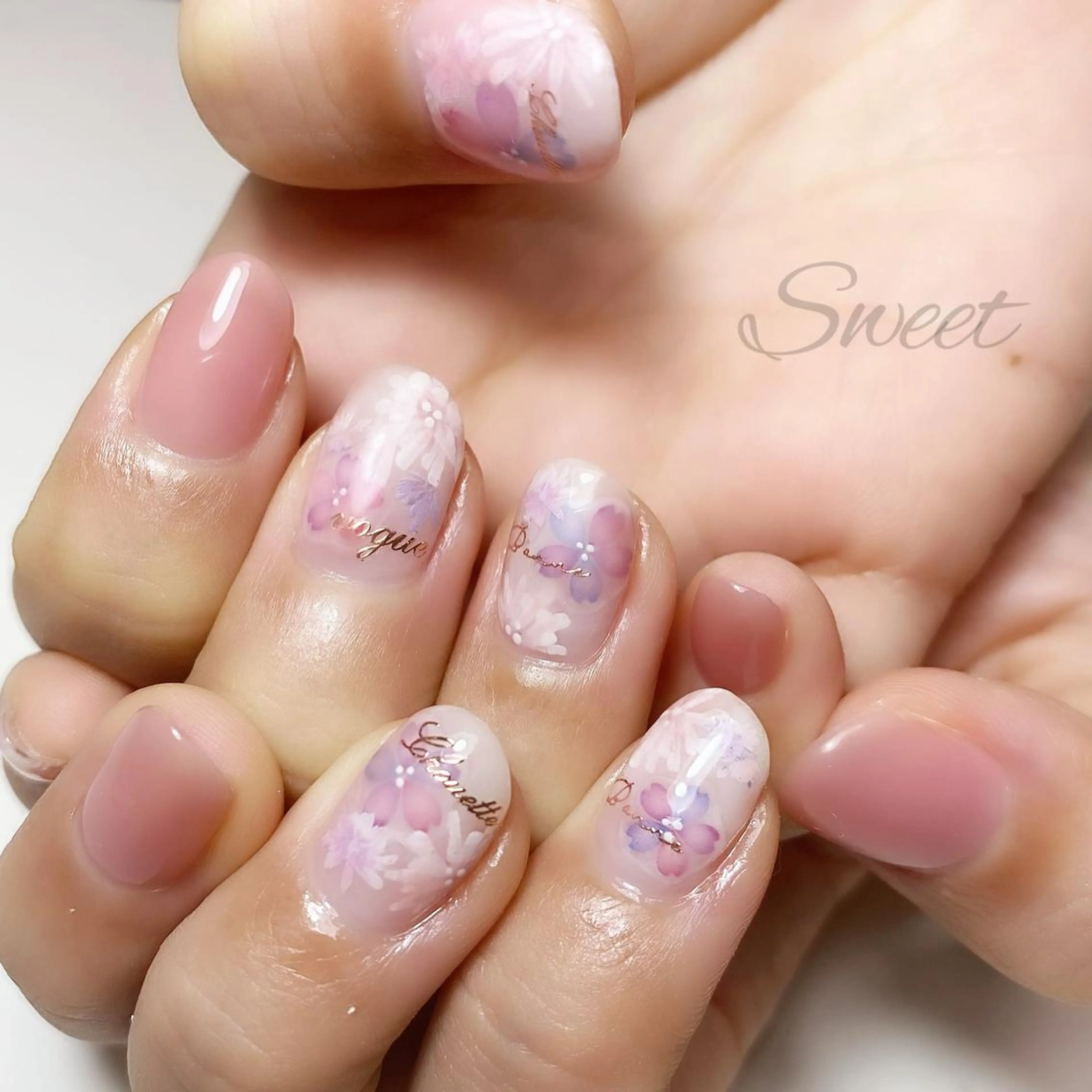 ネイル sweet 仲野陽子のネイルデザイン