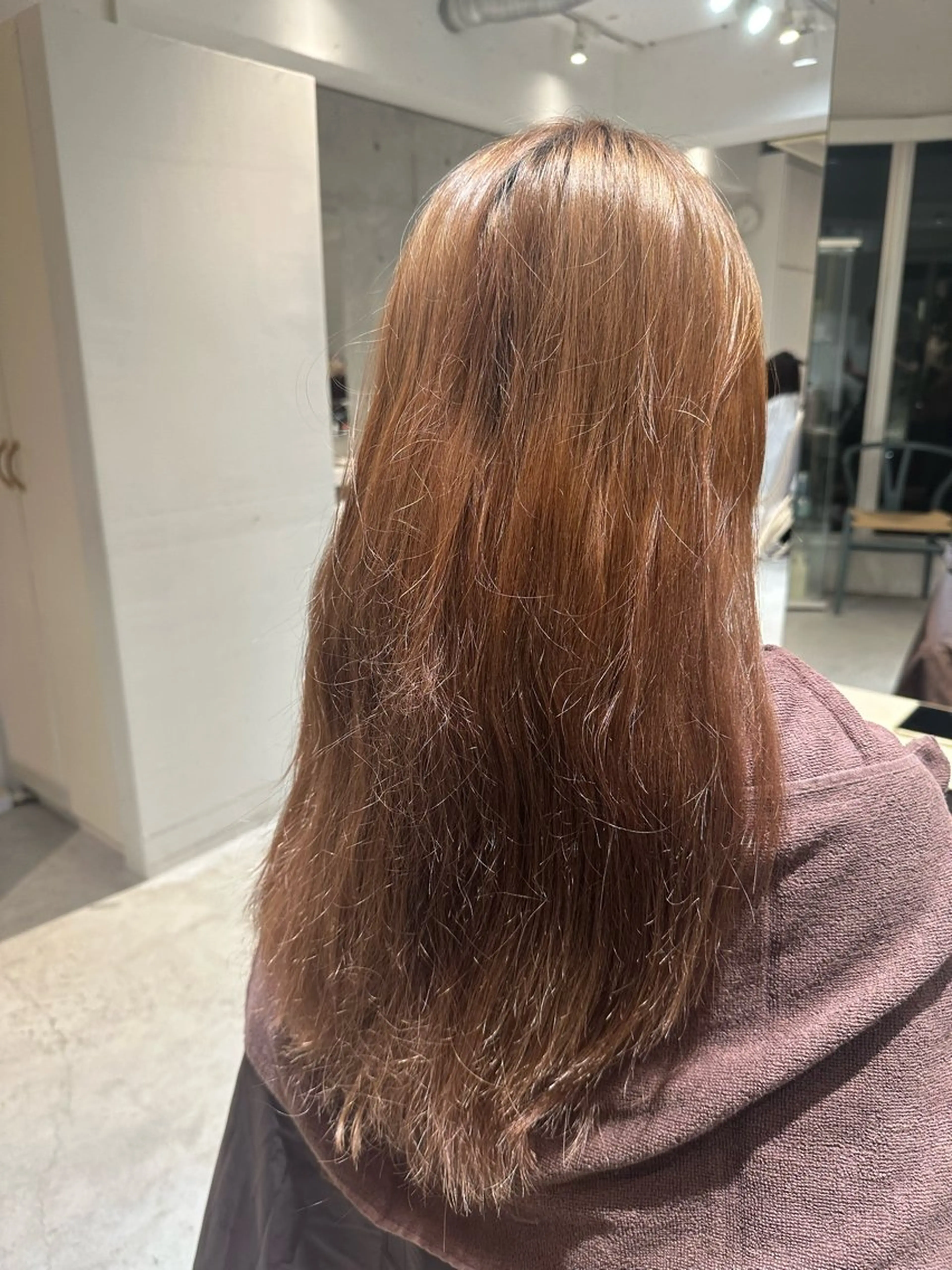 ロング カラー ブリーチ ニュアンスカラー/ amikaのヘアスタイル