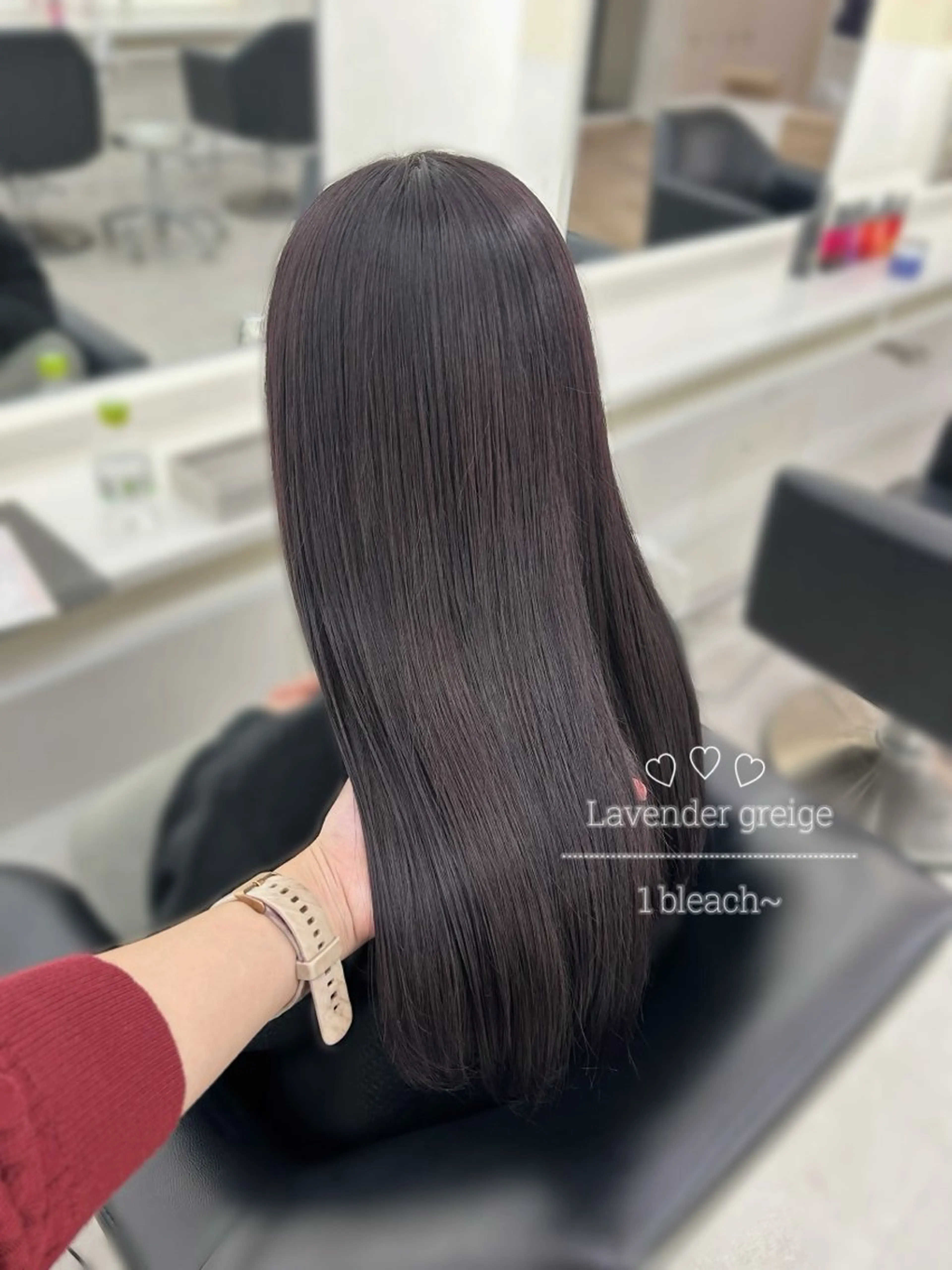 💡U24【one color】➕【質感再生 EANS treatment】（colorと同時施術のみ可）👼🏻‪🌿の写真