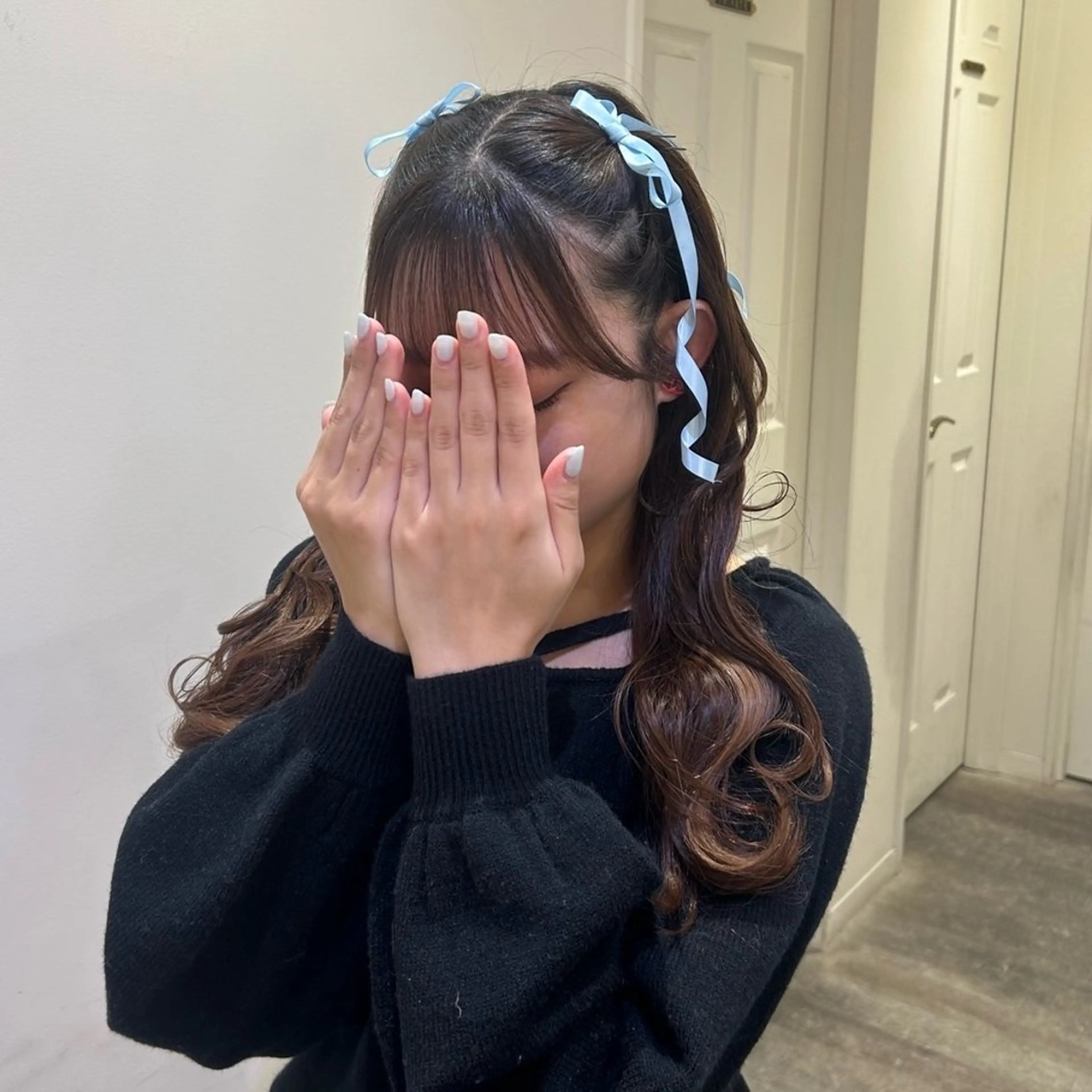 セミロング ヘアセット 🥀暖色/エクステ/ ヘアメ/横浜/かなこのヘアスタイル