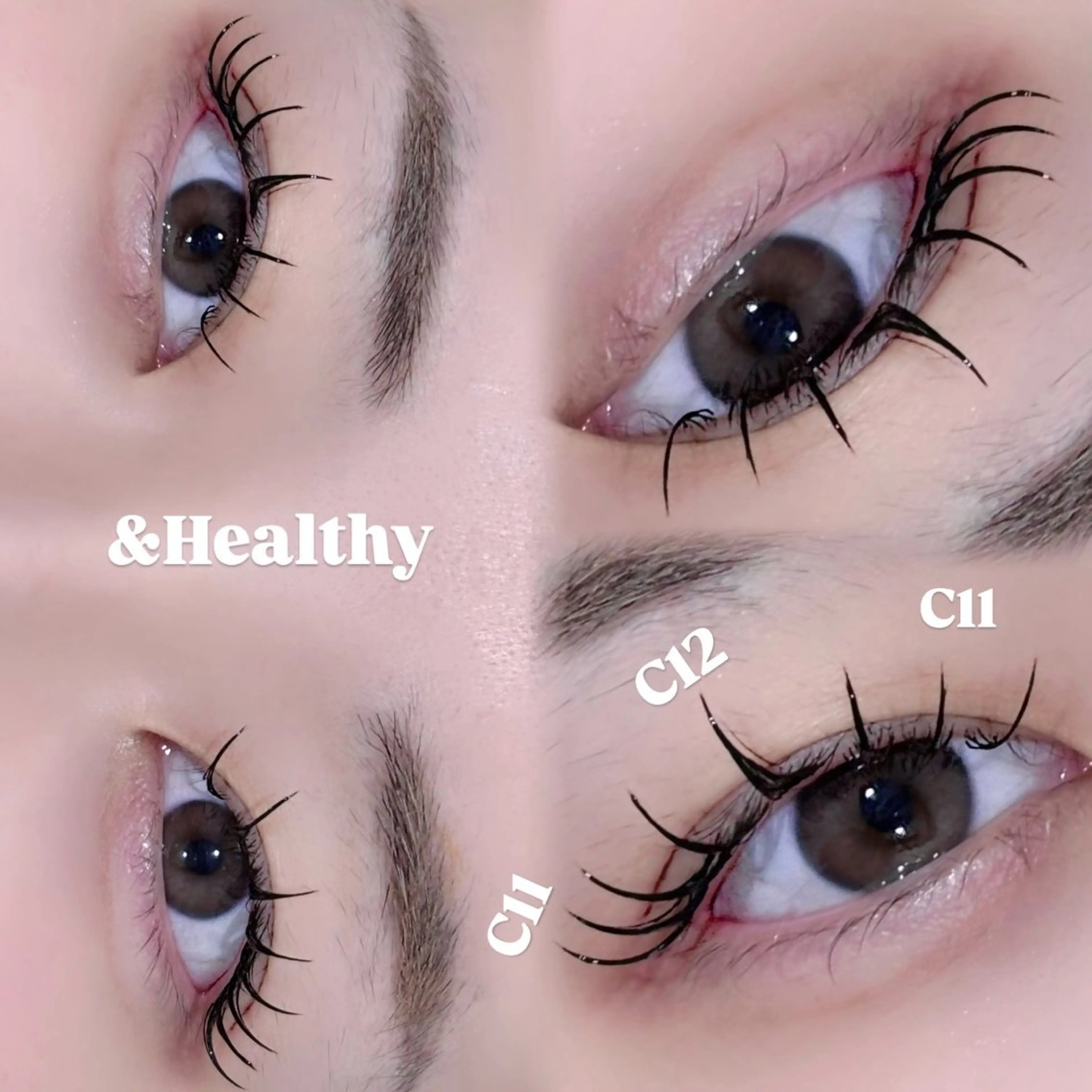 マツエク・マツパ マツエク アンドヘルシー/束感 /LED🩶MIYUのマツエク・マツパデザイン