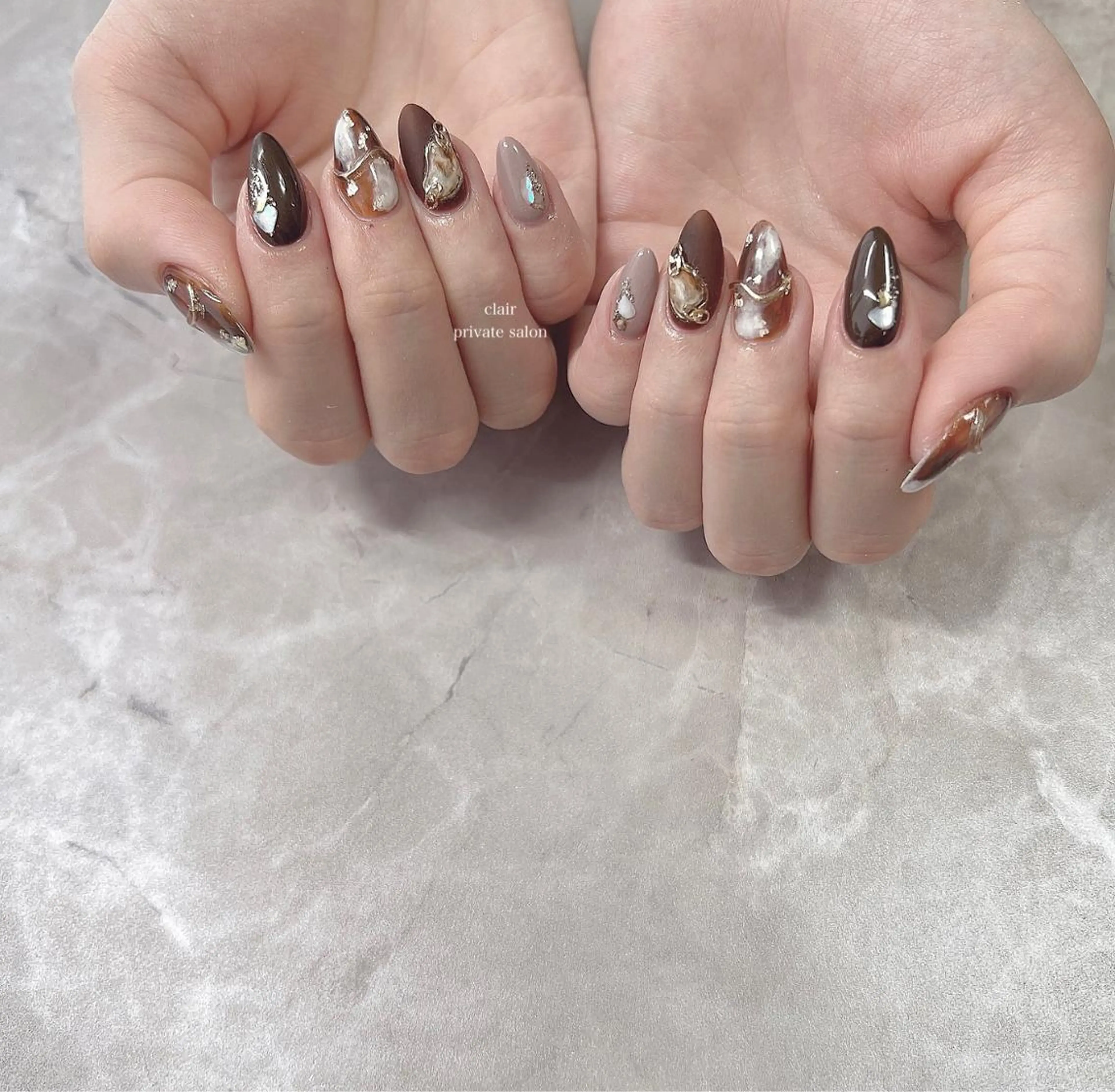 ネイル ハンドネイル ハンドケア nail salon una.のネイルデザイン