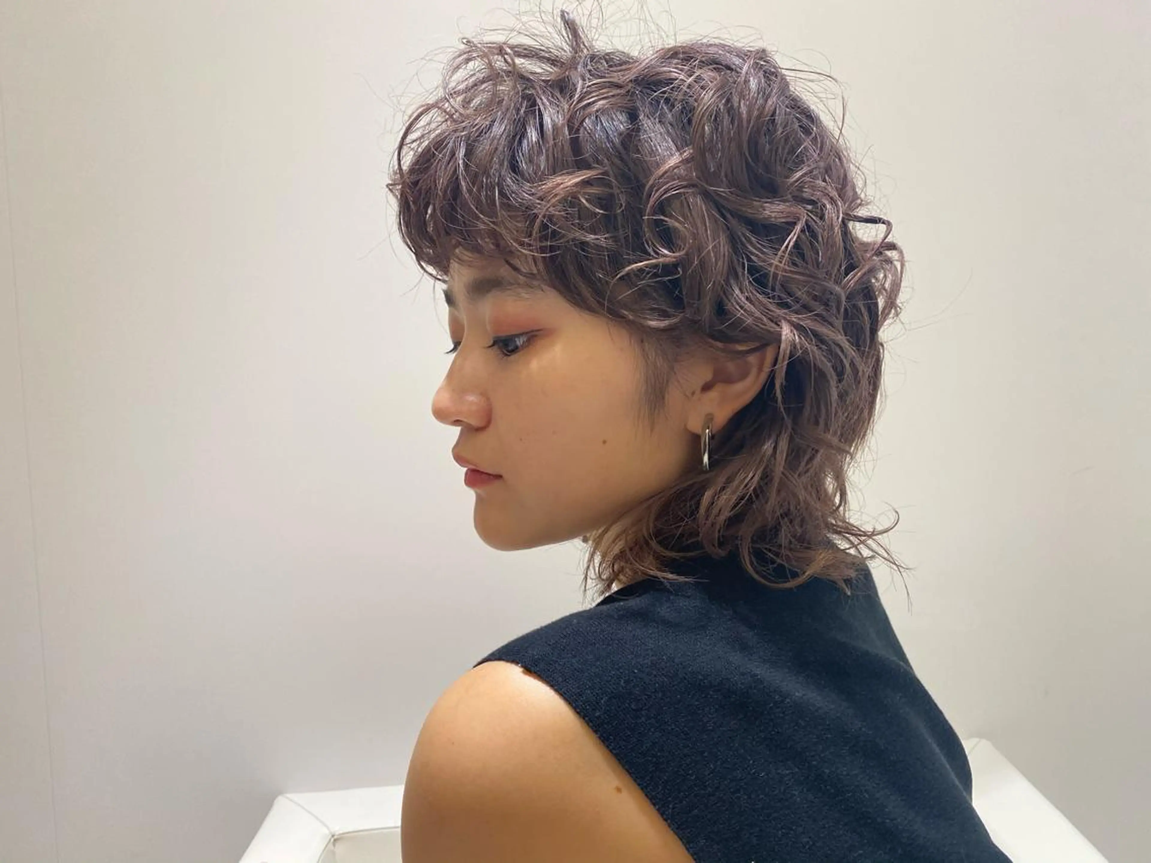ミディアム パーマ ❤️パーマ美容師✂︎ 井口美緒のヘアスタイル