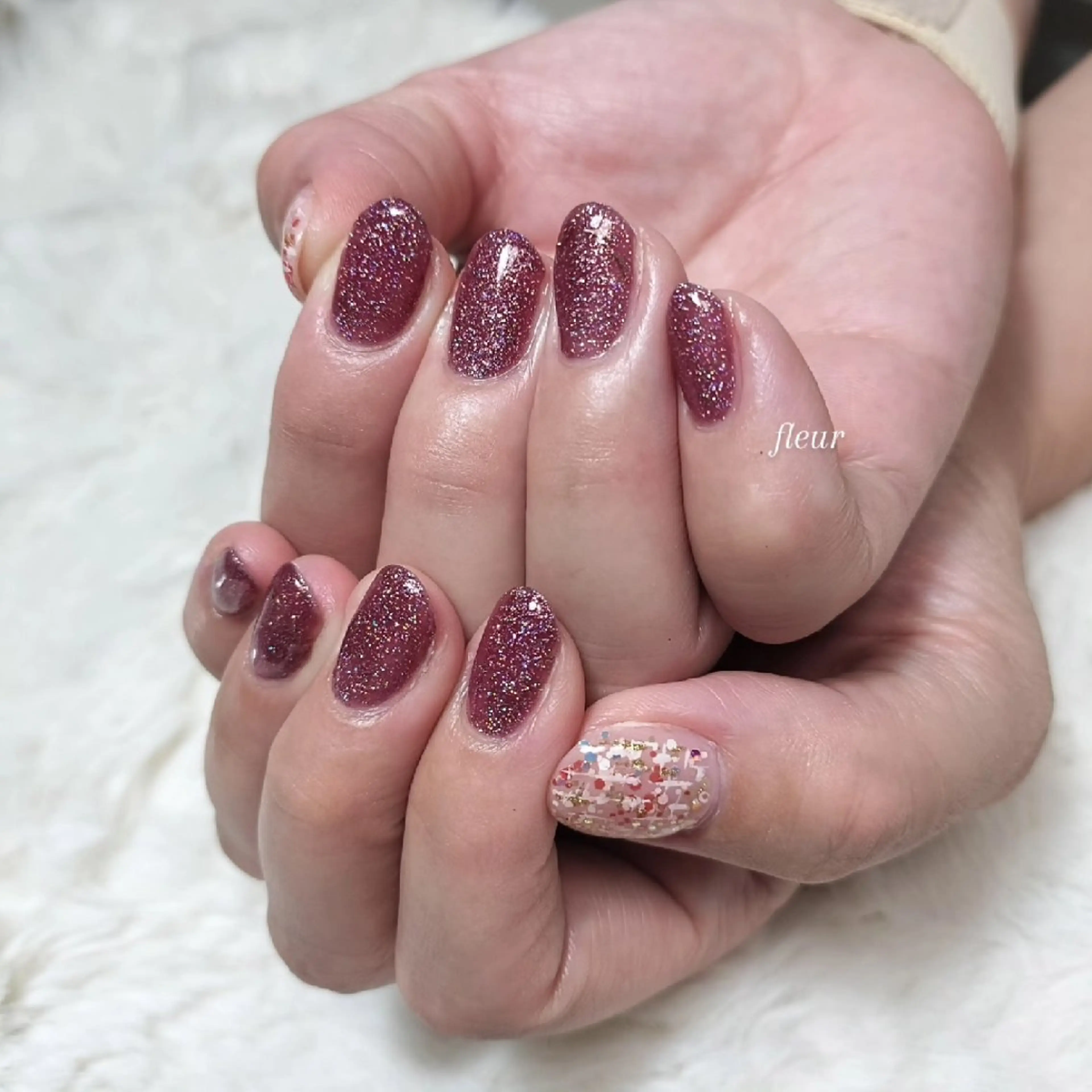 ネイル アートネイル ワンカラーネイル megumi. sのネイルデザイン