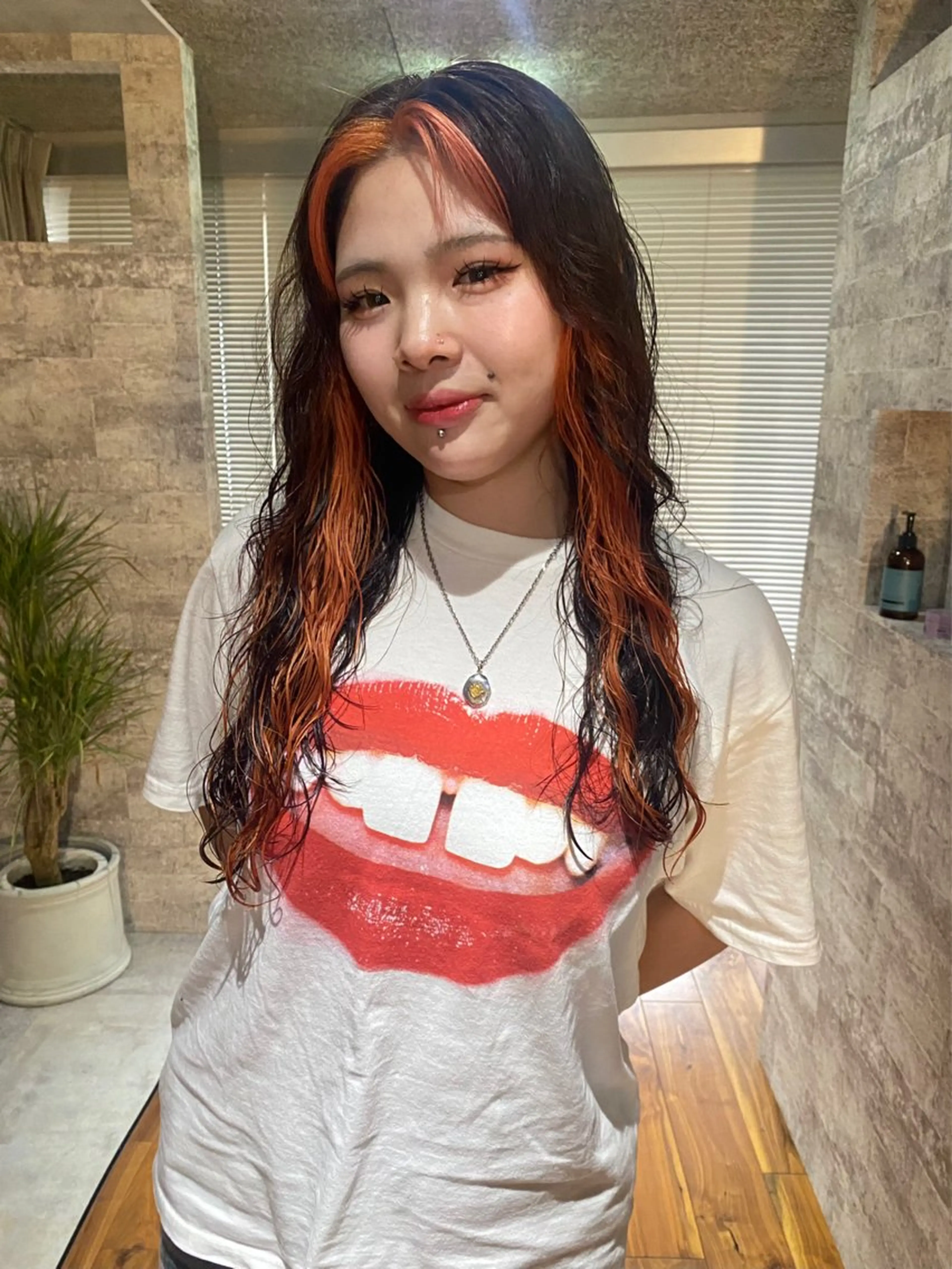 ロング カラー パーマ カット ヘアカラー トリートメント mai / linoah˚✧のヘアスタイル