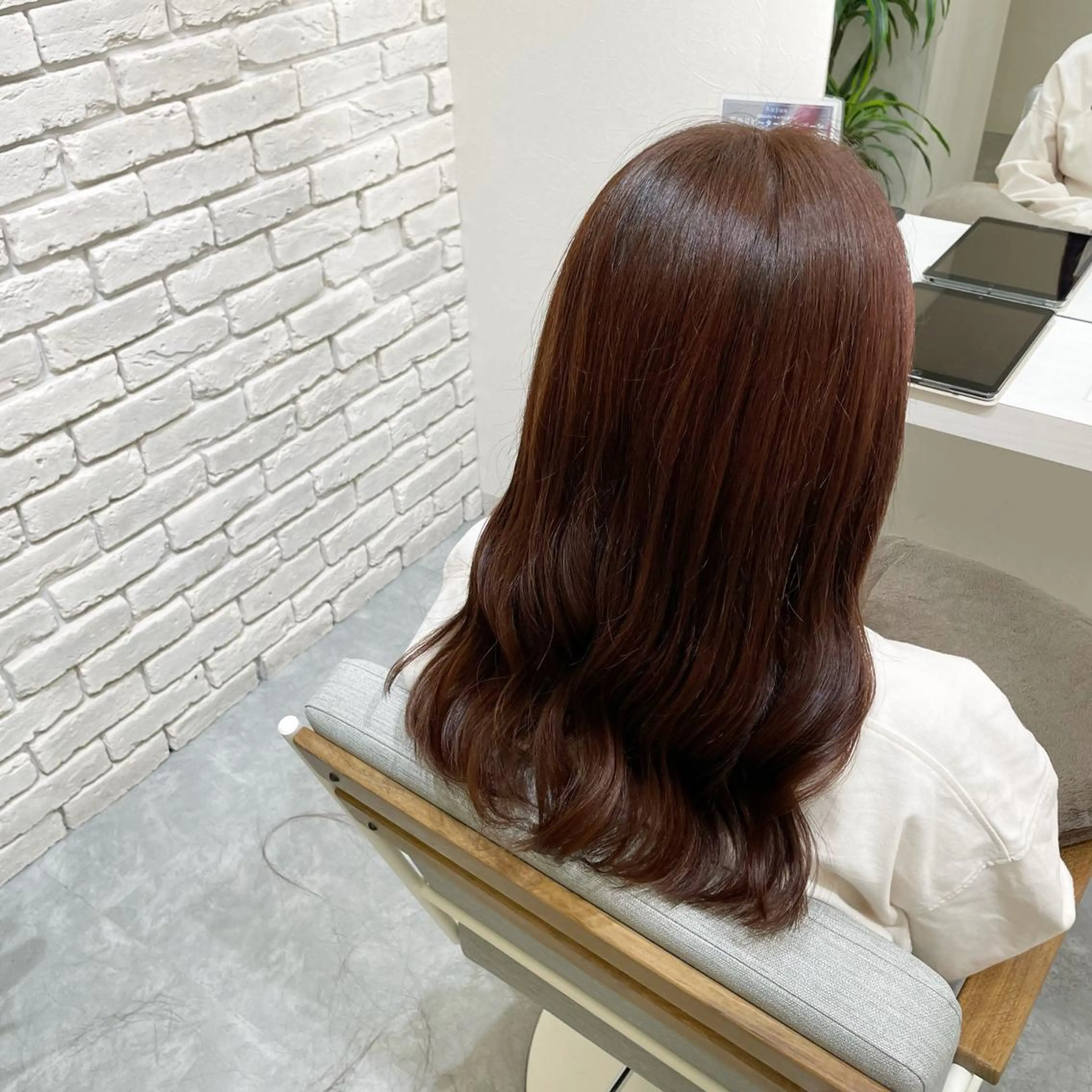 セミロング カラー 髪質改善&ヘアケア /菊池琉那のヘアスタイル