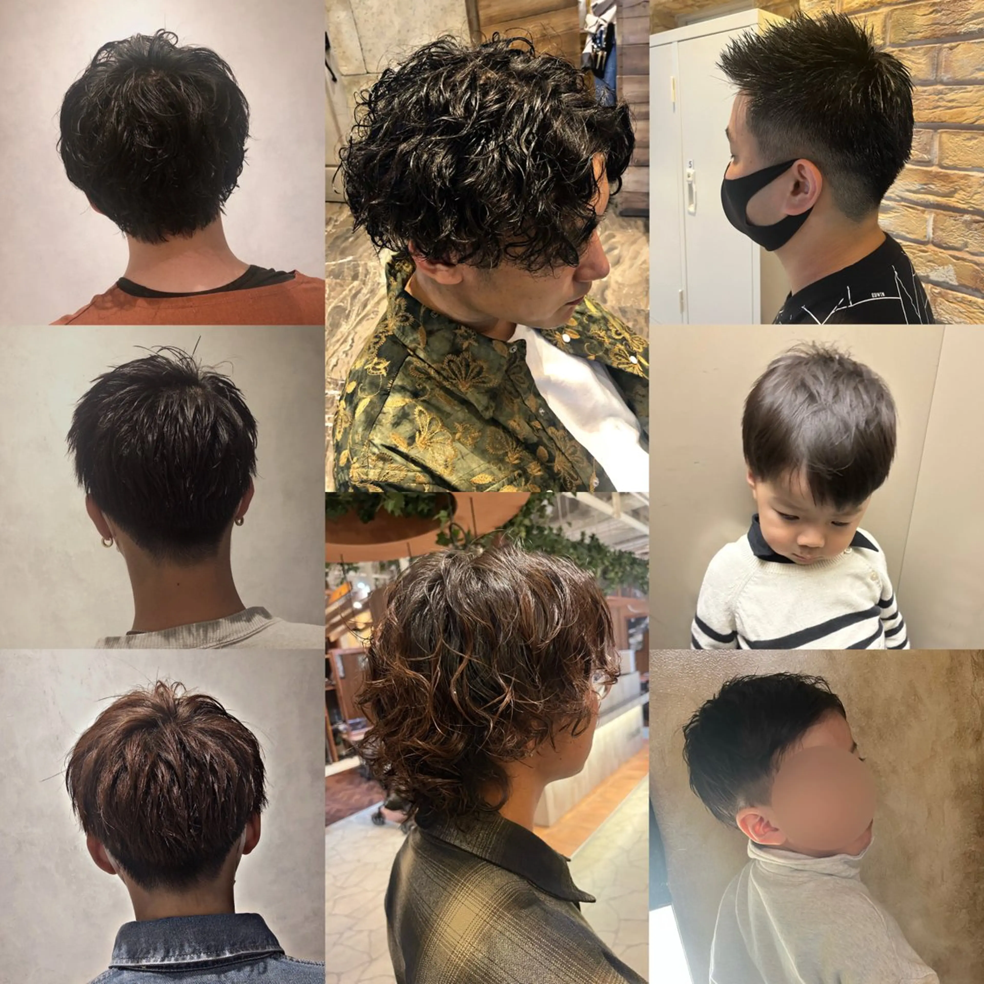 ショート メンズ メンズパーマ カット パーマ Hair salon mutto所属・似合わせスタイル 🌹mao🌹のヘアスタイル