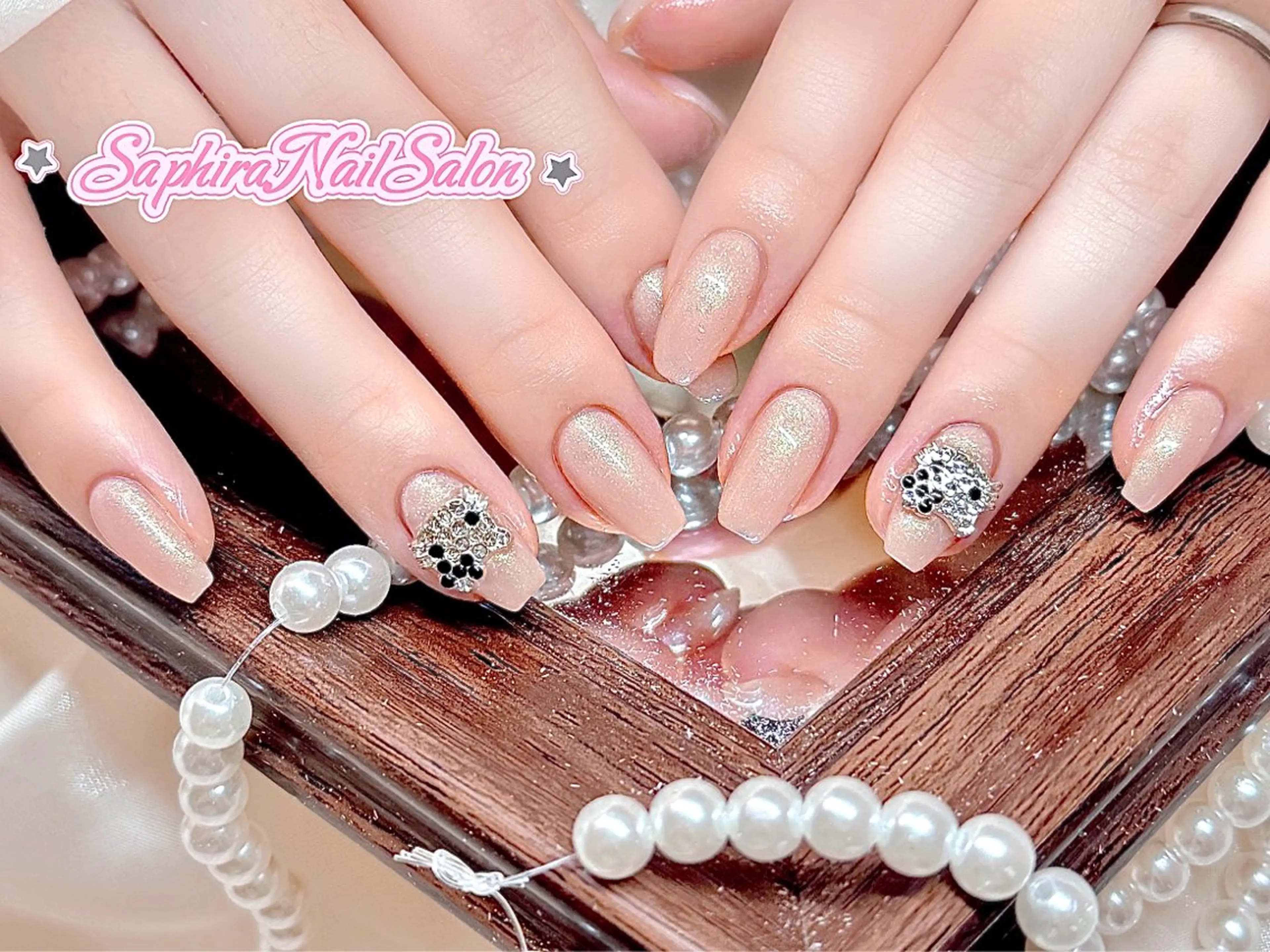 カラー ハンドネイル Saphiraネイル サロン錦糸町のネイルデザイン