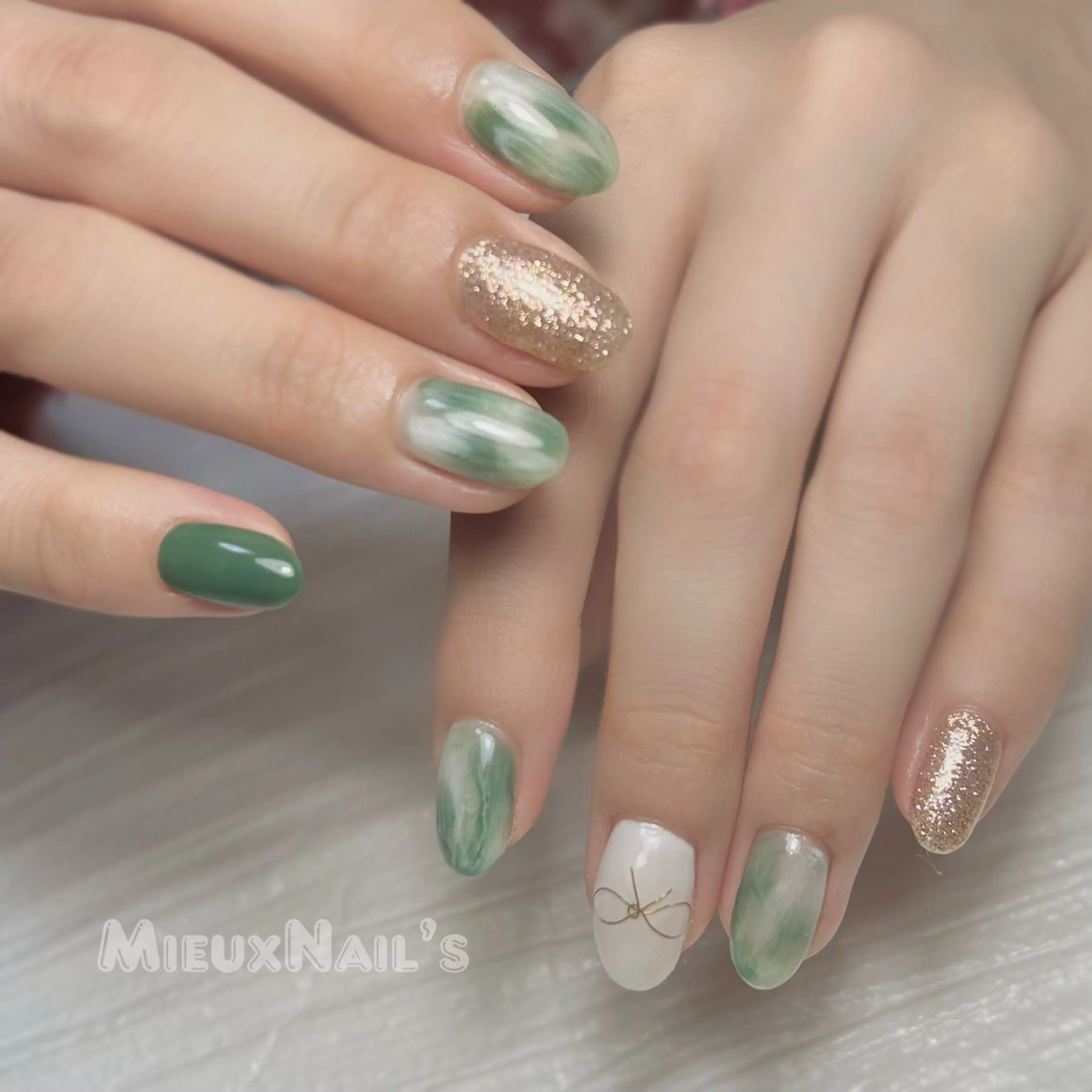 ネイル Miyu❤️‍🔥 Mieuxnailsのネイルデザイン
