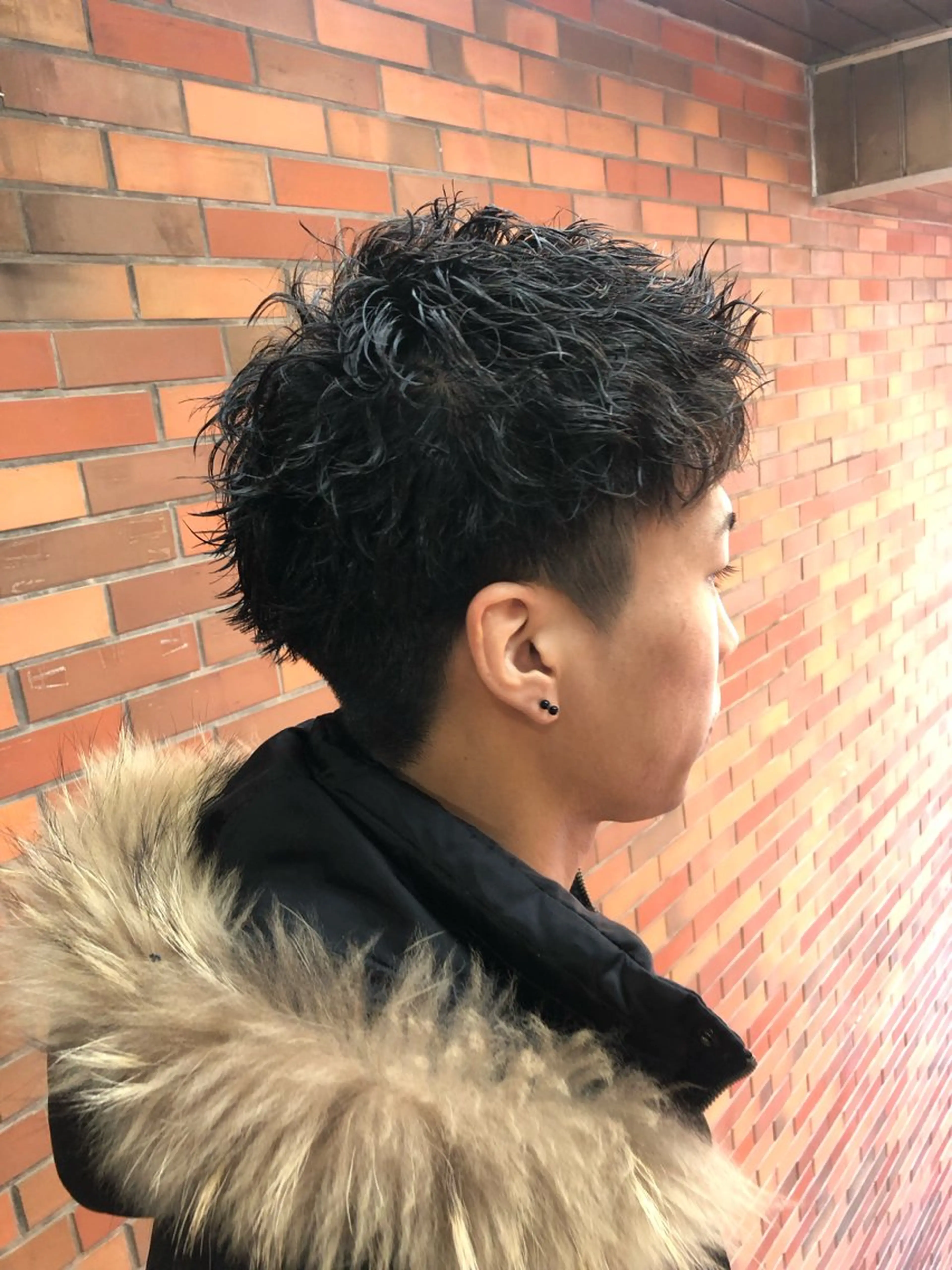 ショート パーマ メンズ スパイキーショート ショートヘア ⭐️TOSHIKI メンズパーマオタク⭐のヘアスタイル